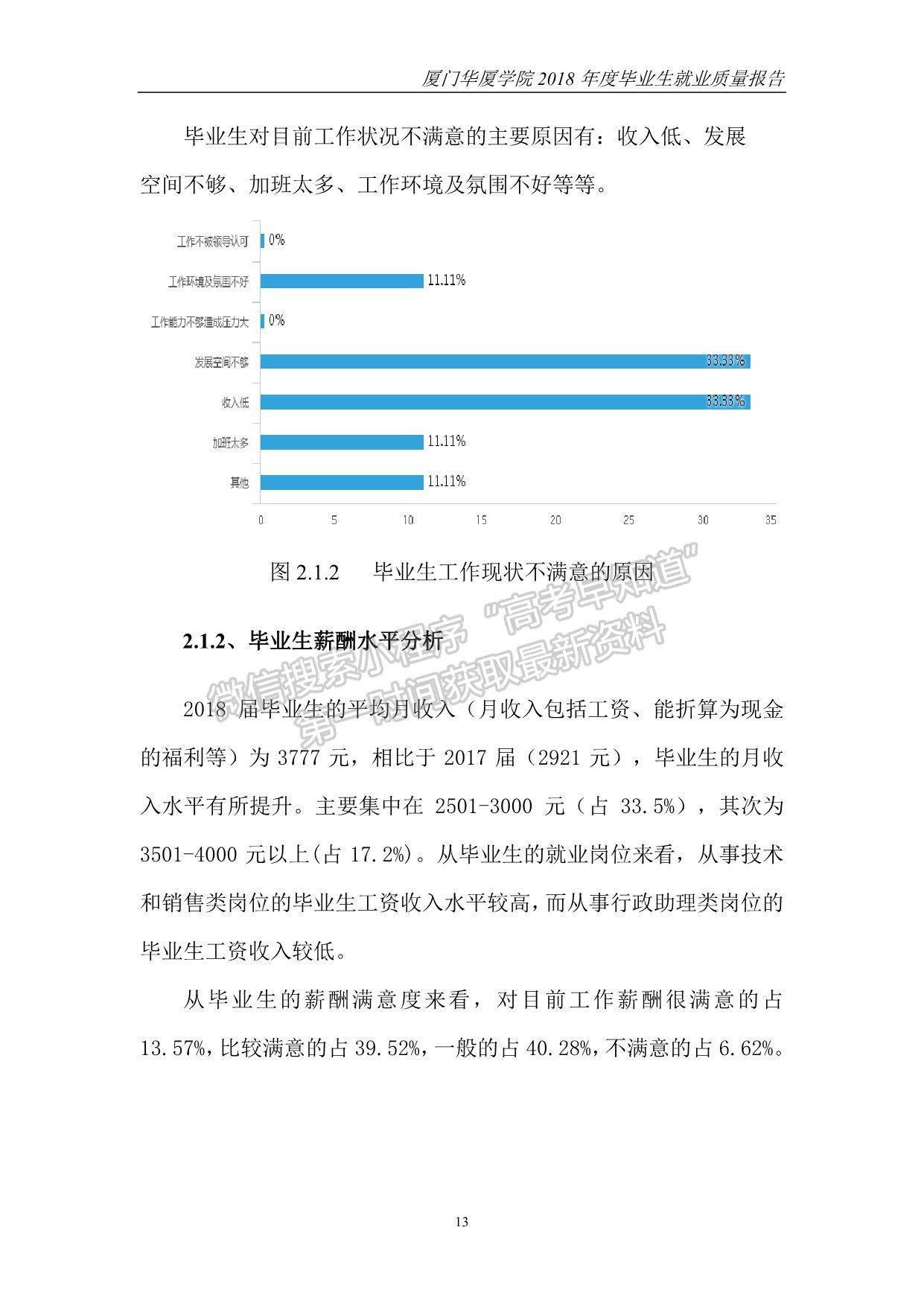 廈門華廈學(xué)院2018年度畢業(yè)生就業(yè)質(zhì)量報(bào)告