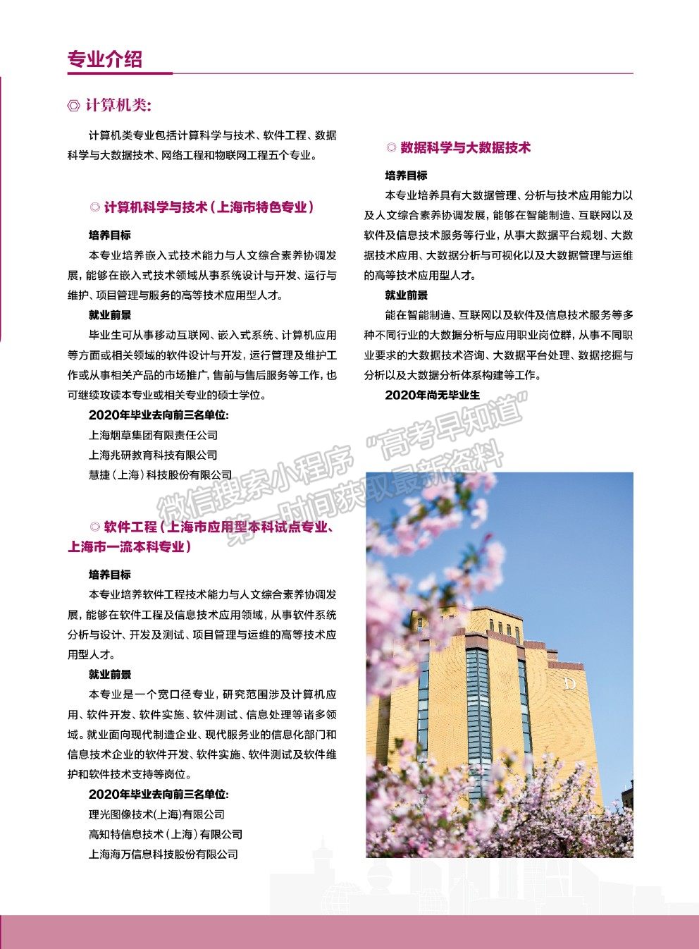 上海电机学院2021年春季招生专业介绍