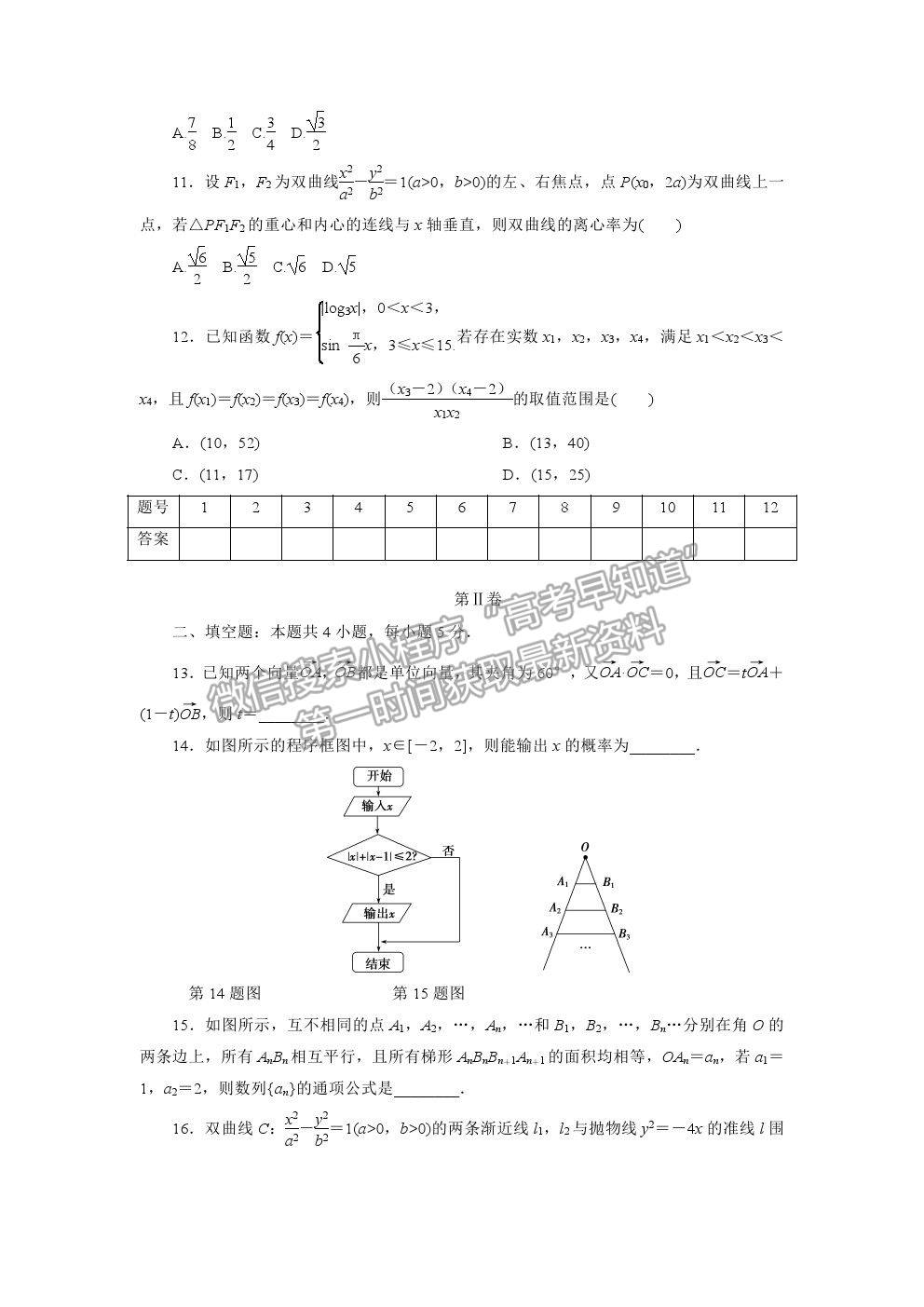 2021屆高考數(shù)學文（全國統(tǒng)考版）二輪驗收仿真模擬卷（十八）及參考答案