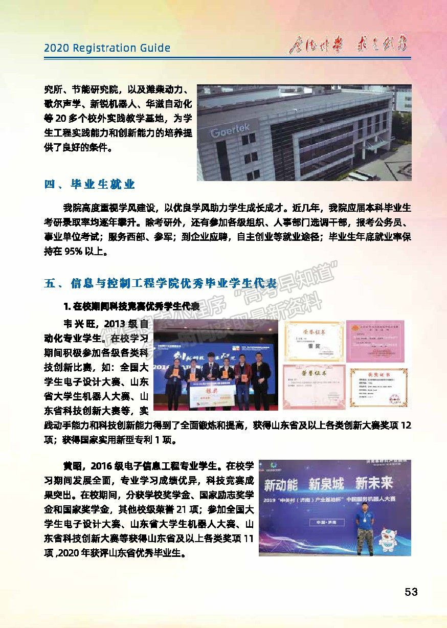 濰坊學(xué)院2020年報(bào)考指南