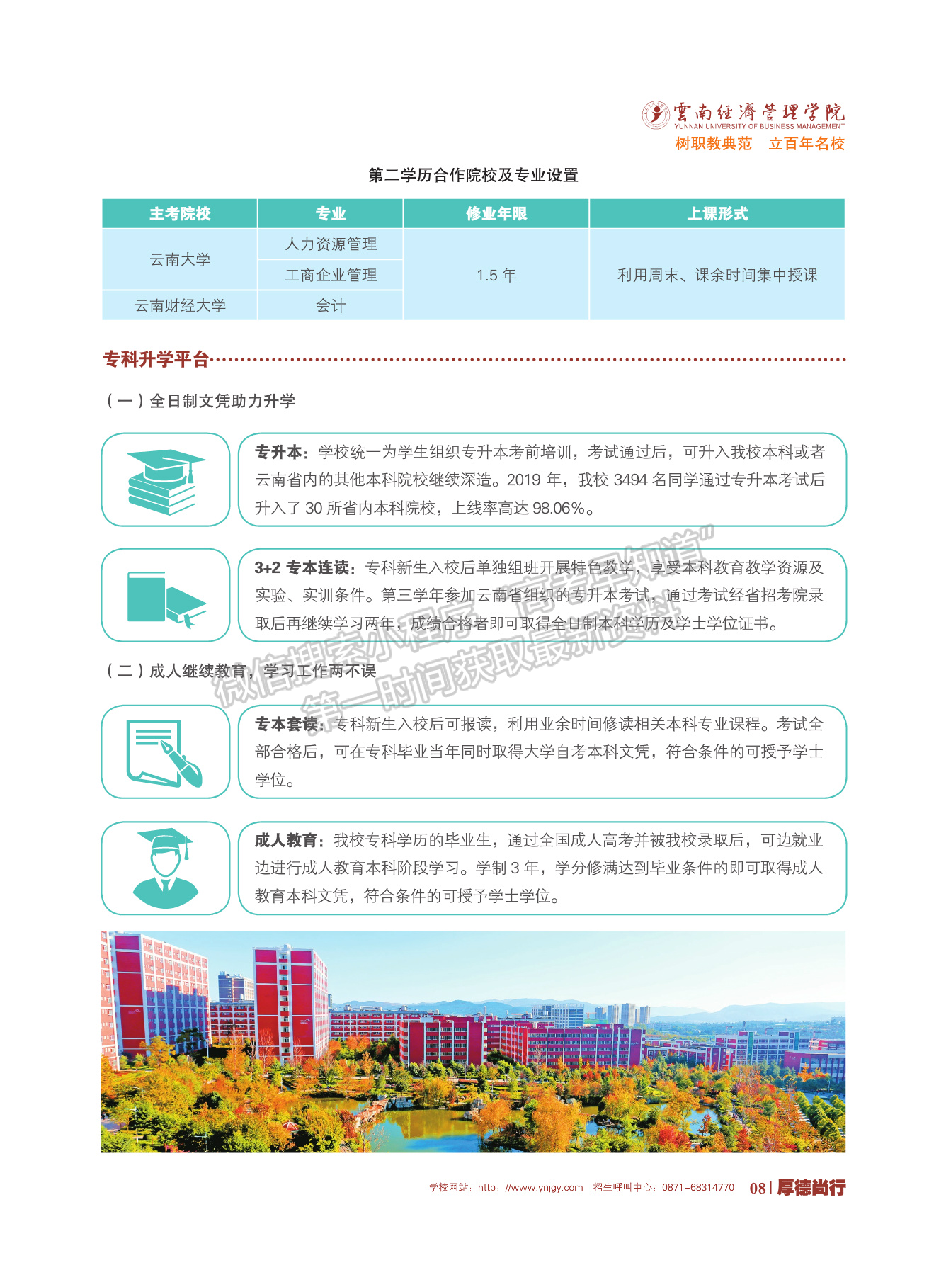 云南经济管理学院2020年报考指南