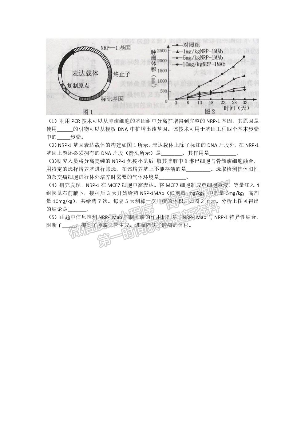 2021煙臺(tái)二模生物試題及參考答案