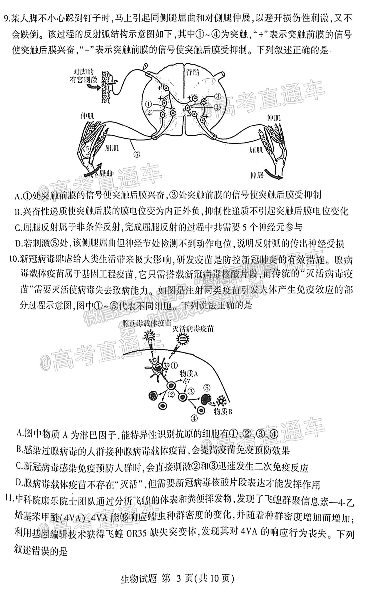 2021臨沂二模生物試卷及參考答案