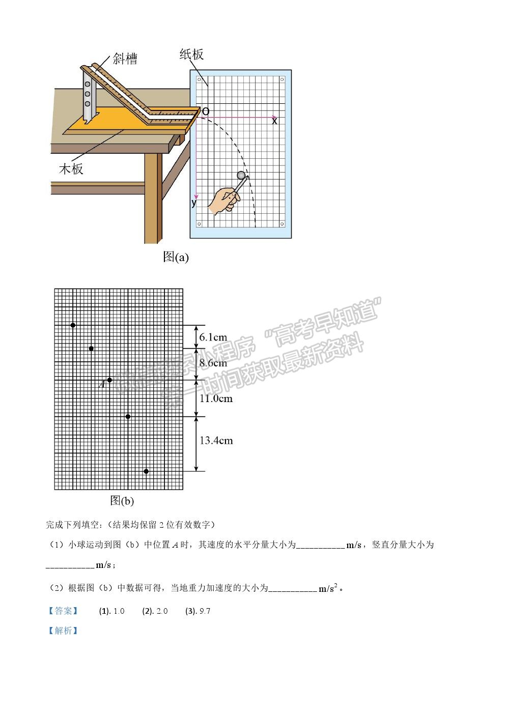 2021河南省高考全國Ⅰ卷（乙卷）理綜真題及參考答案