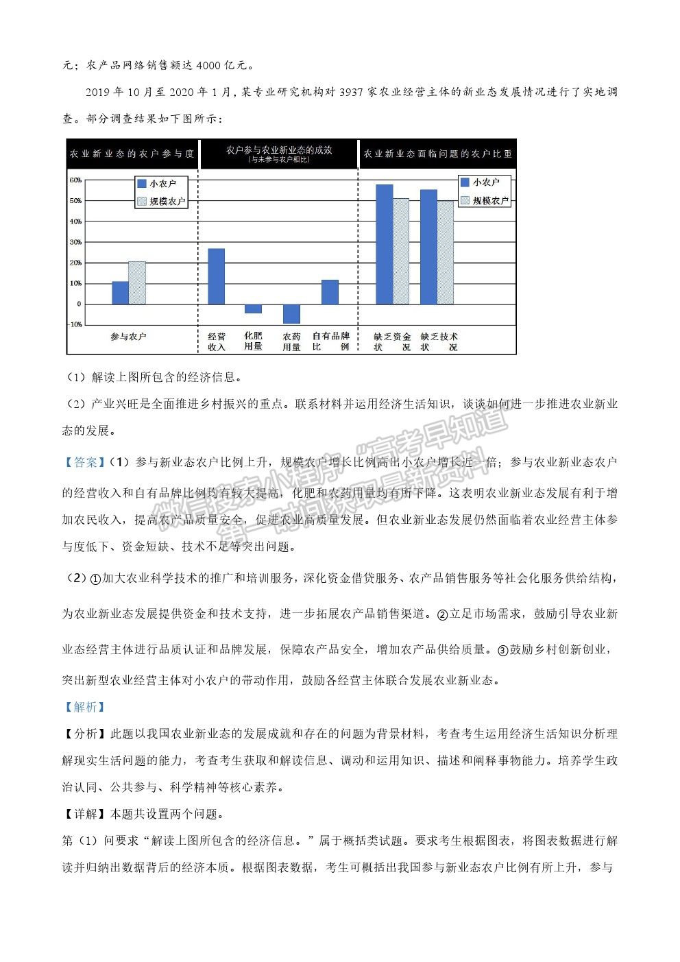 2021河北卷政治真题及参考答案