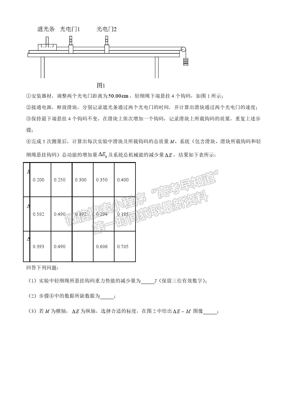 2021年河北新高考真题物理试卷及参考答案