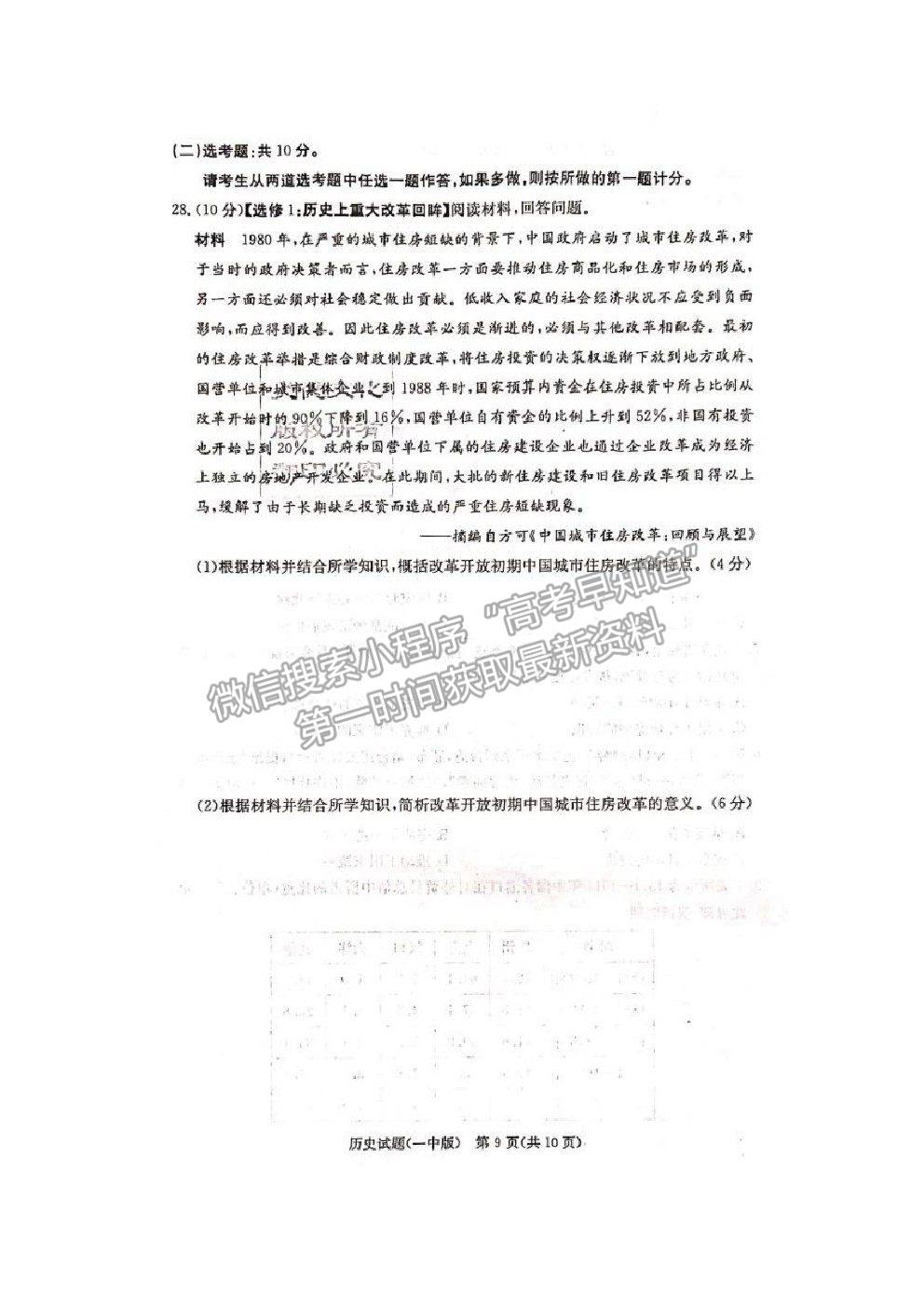 2021長沙一中高三上學(xué)期月考卷（一）歷史試題及答案