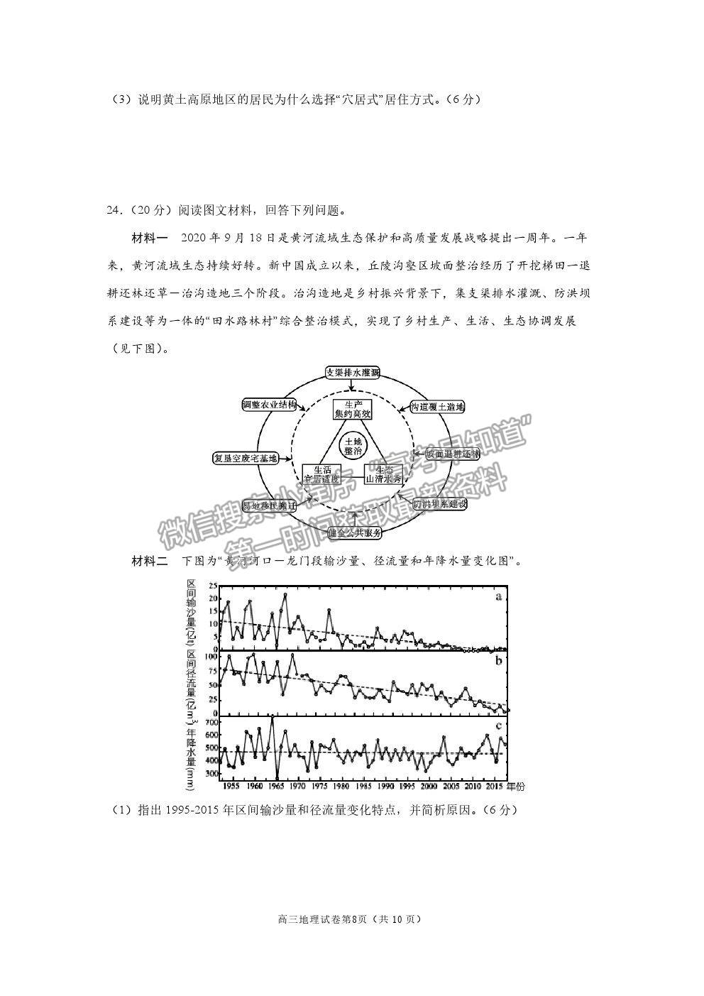 2022南京市高三零?？记皬?fù)習(xí)卷地理試題及參考答案