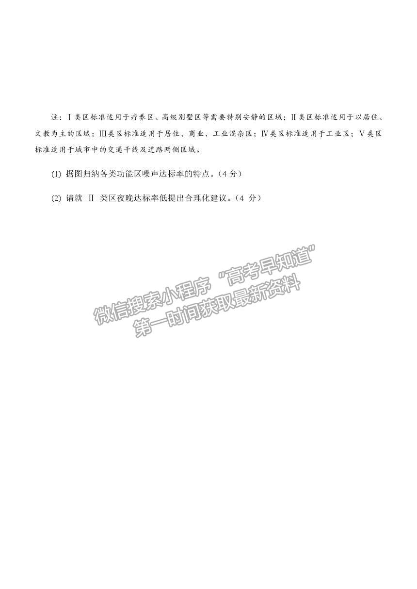 2021重慶市西南大學附中高三下學期第四次月考地理試題及參考答案