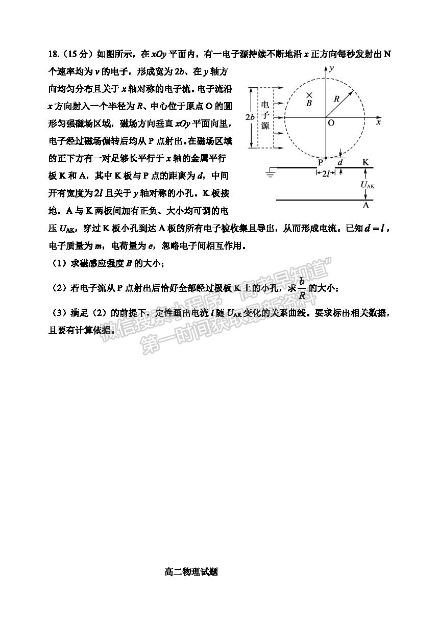 2021淄博市高二下學(xué)期期末考物理試題及參考答案