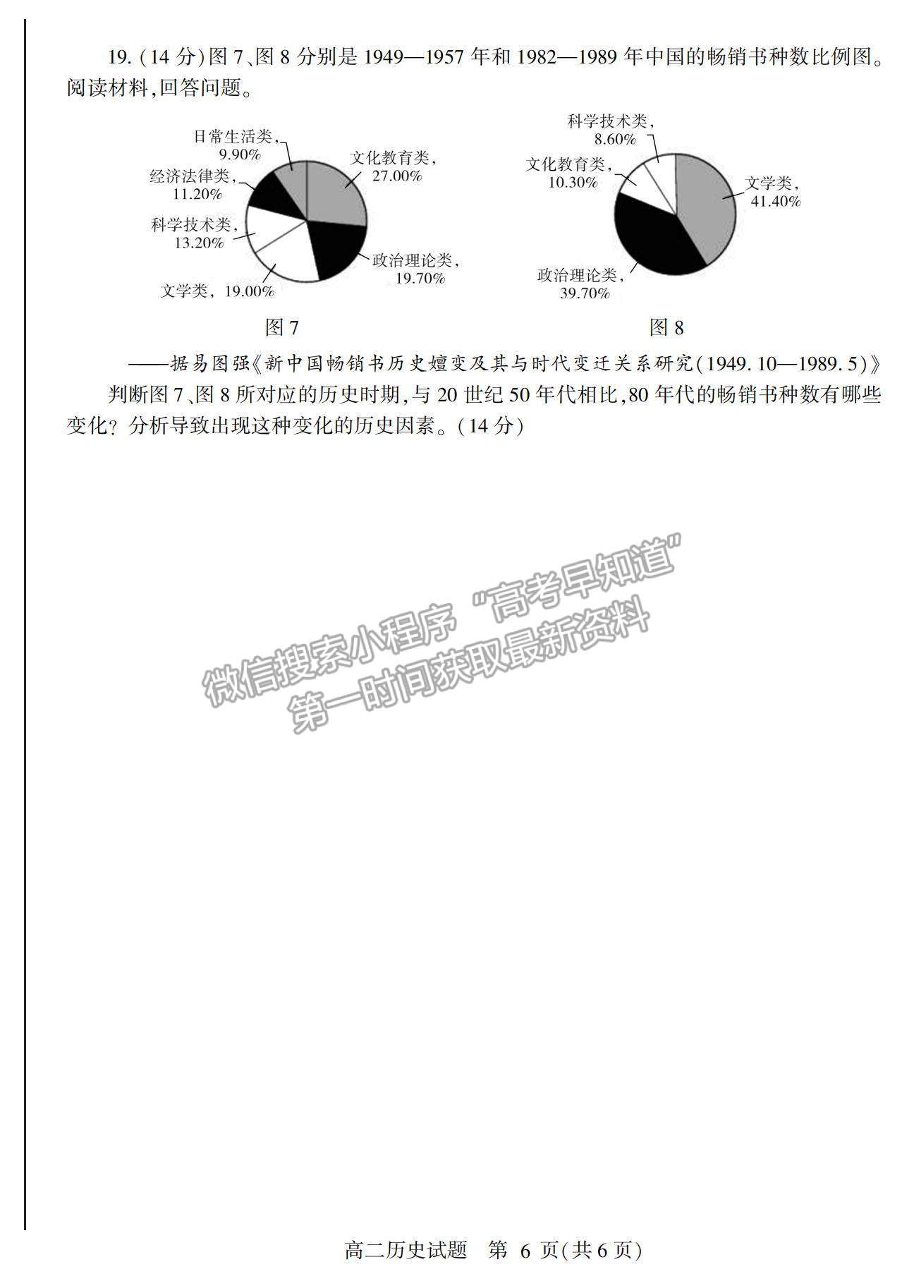 2021山東省臨沂市蘭山區(qū)、蘭陵縣高二下學(xué)期期中考試歷史試卷及答案