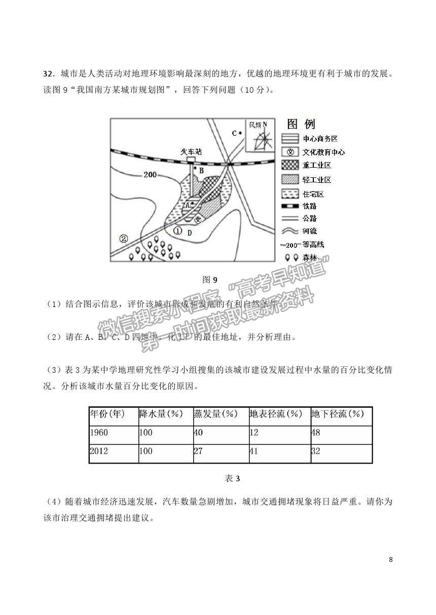 2021北京市延慶區(qū)高一下學(xué)期期中考試地理試題及參考答案