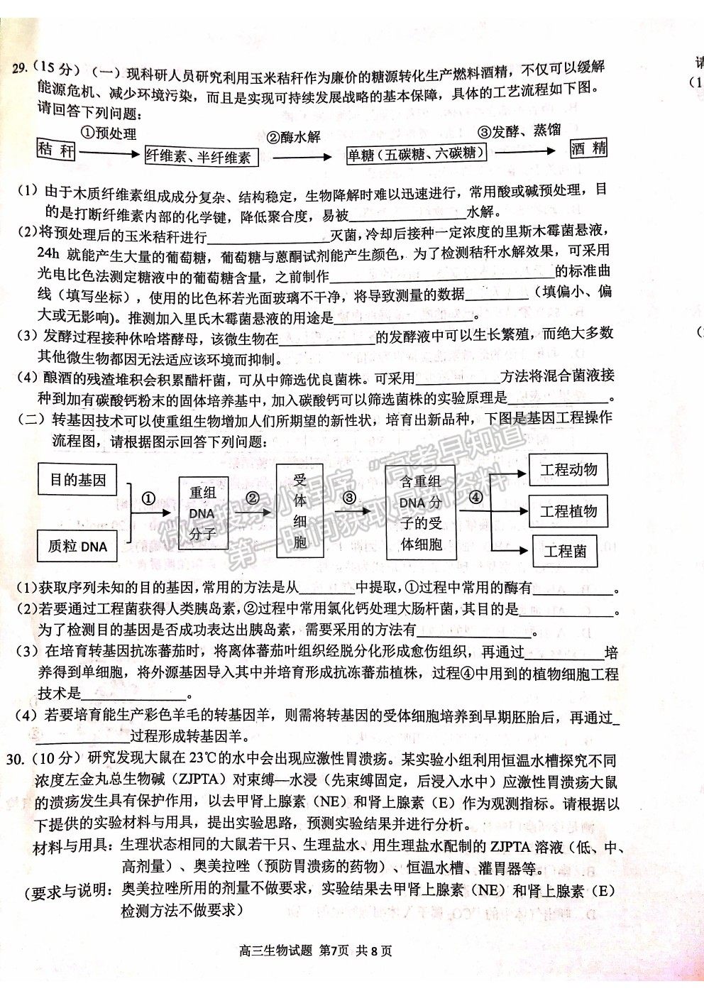 2022浙江省“七彩陽光”新高考研究聯(lián)盟高三上學期返?？荚嚿镌嚲砑按鸢?title=