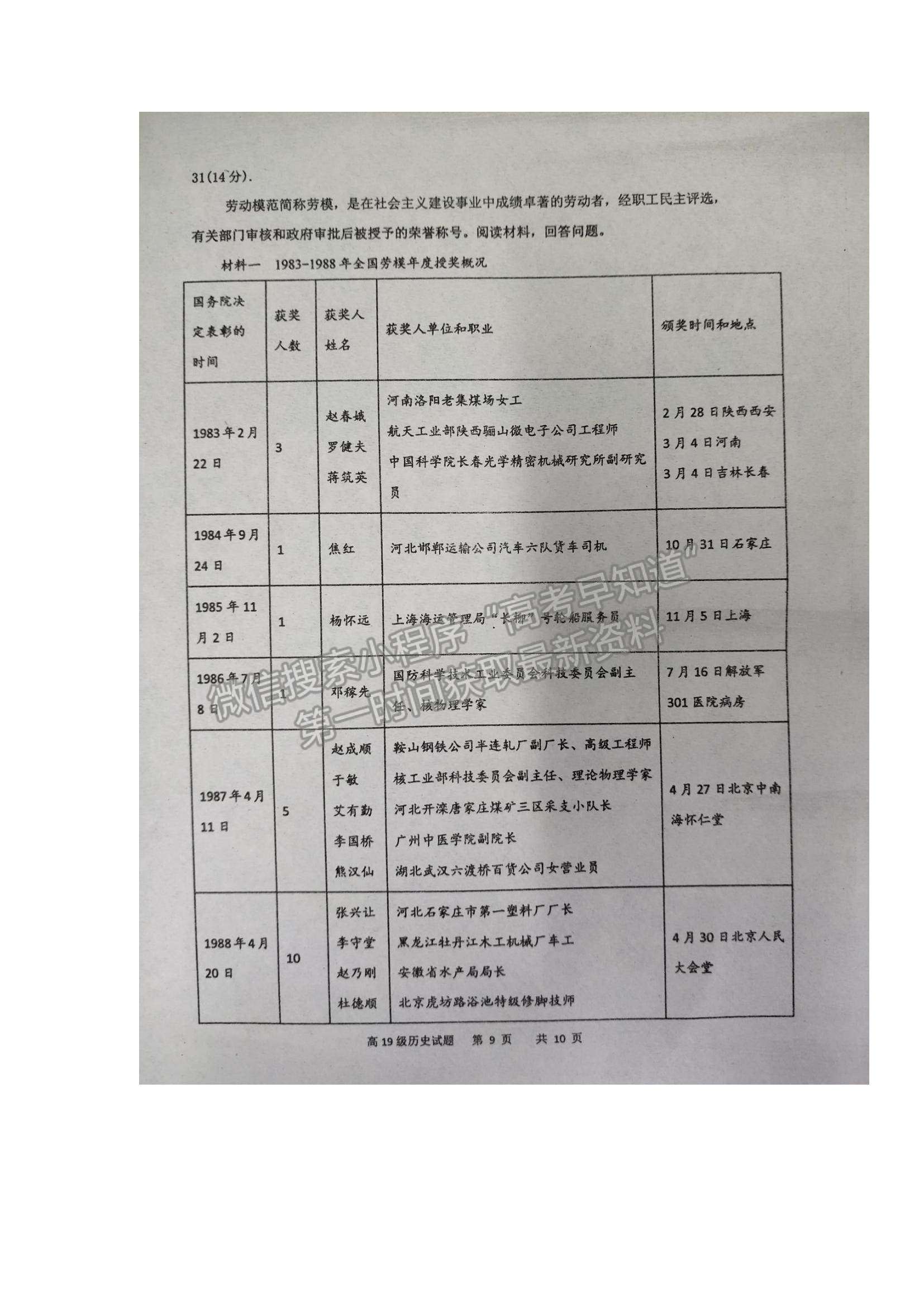 2022山東省臨沂市臨沭一中高三上學(xué)期開學(xué)考試歷史試題及參考答案