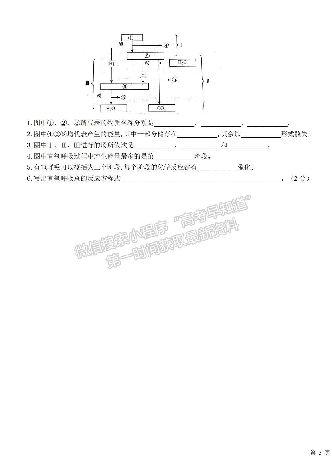 2022寧夏平羅中學(xué)高二上學(xué)期第一次月考生物試題及參考答案