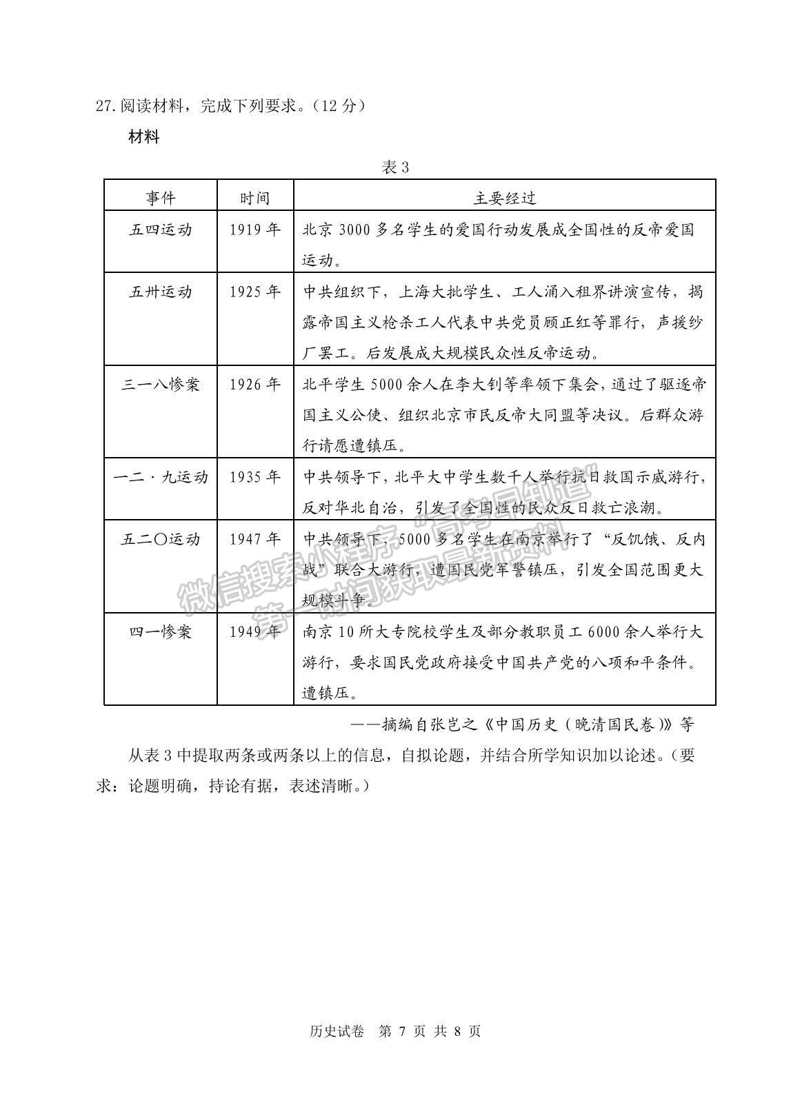 2022遼寧省丹東市高三上學(xué)期總復(fù)習(xí)階段測試歷史試題及參考答案