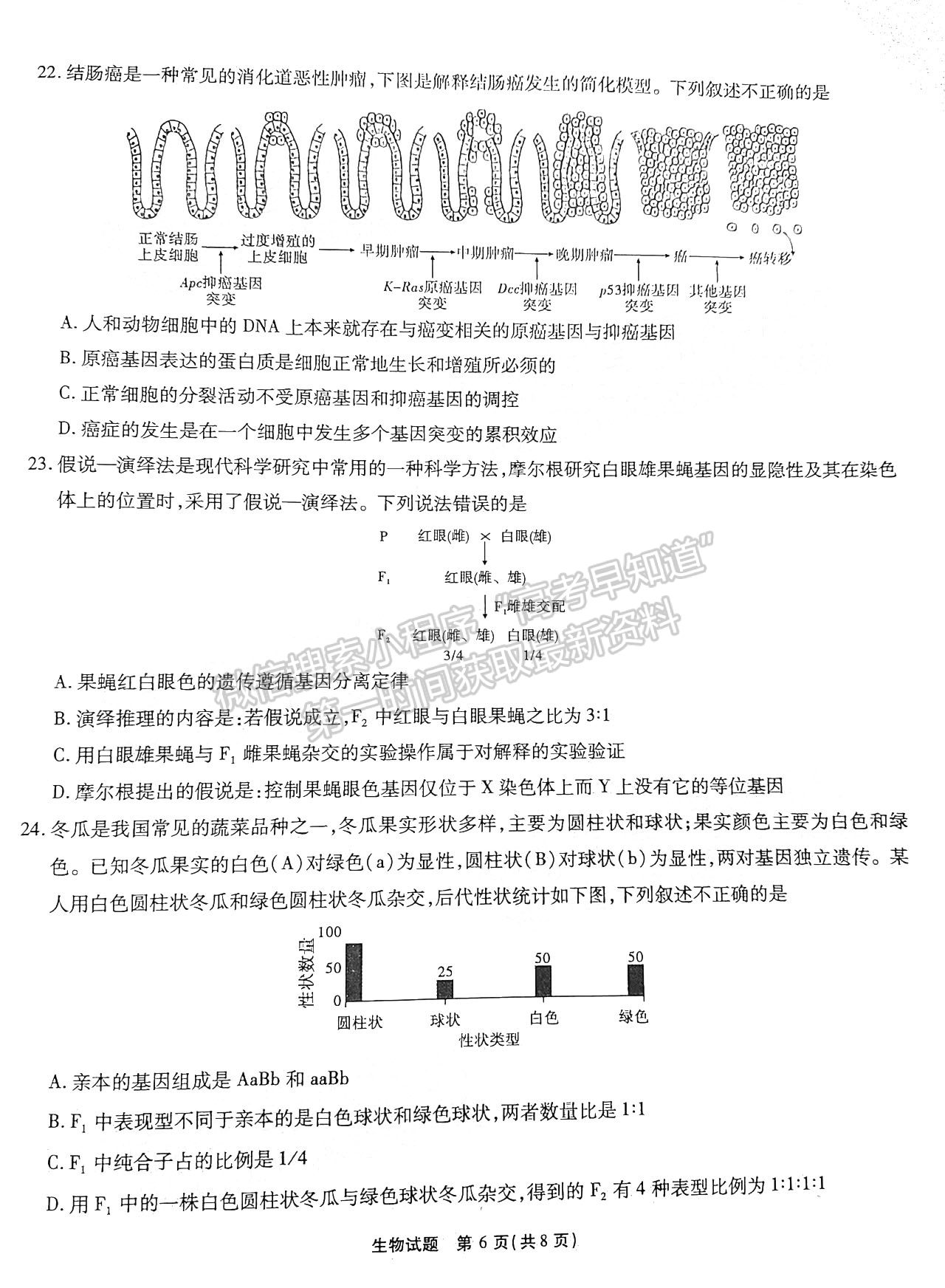 2022江淮十校第二次聯(lián)考生物試卷及答案