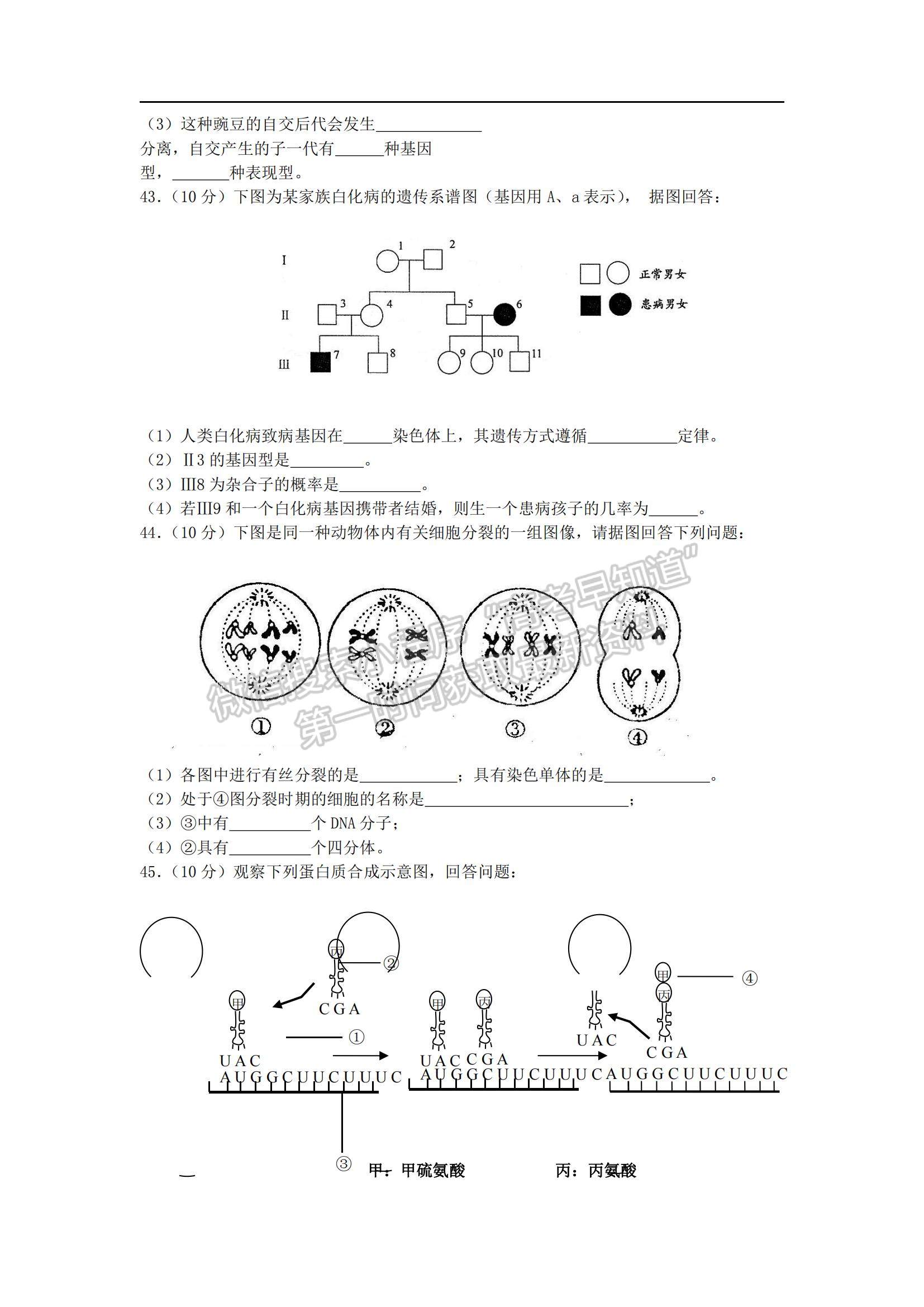 2022湖南省長沙市第二十一中高一上學期期中考試生物試題及參考答案