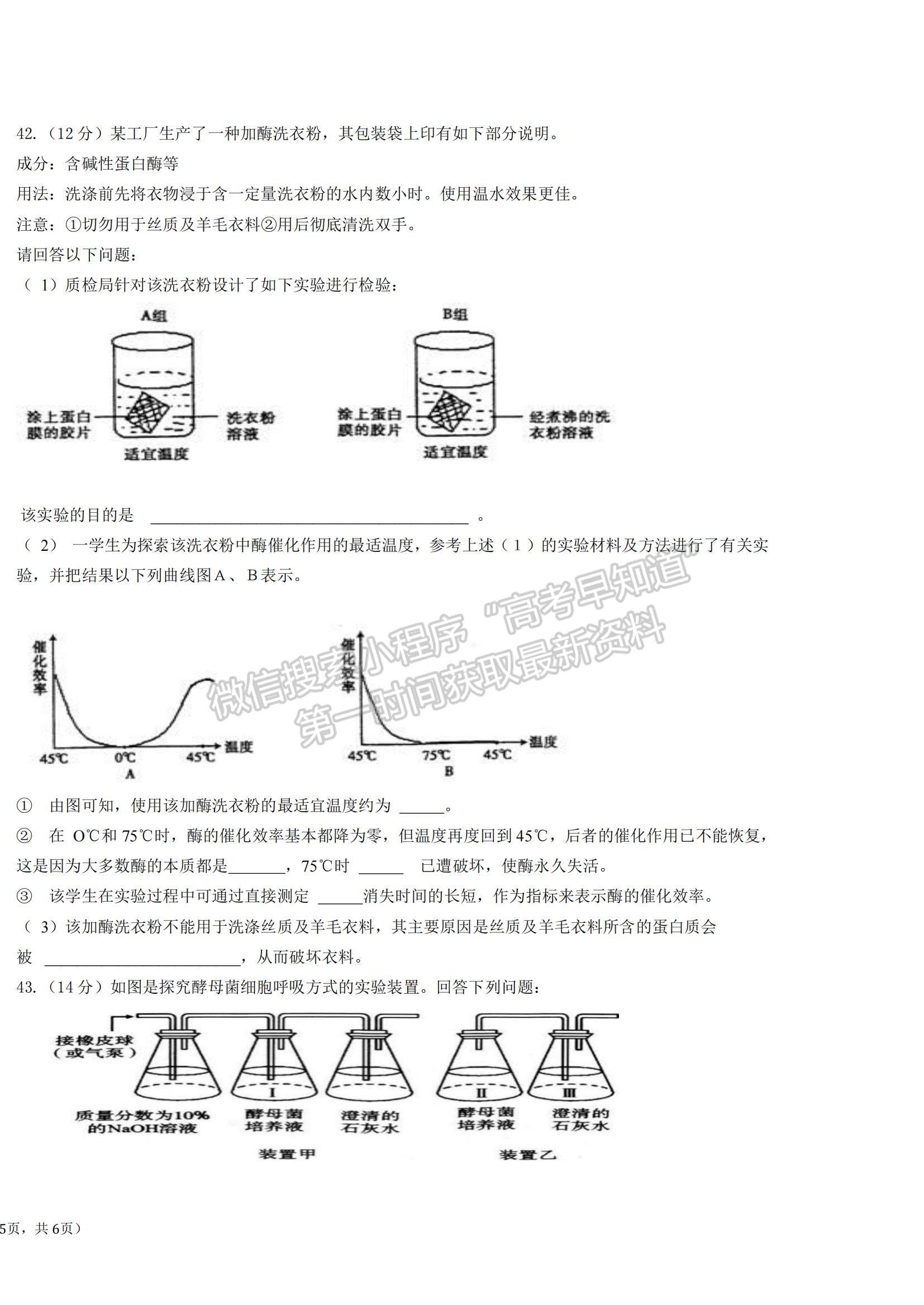 2022寧夏六盤(pán)山高級(jí)中學(xué)高二上學(xué)期期中考試生物試題及參考答案