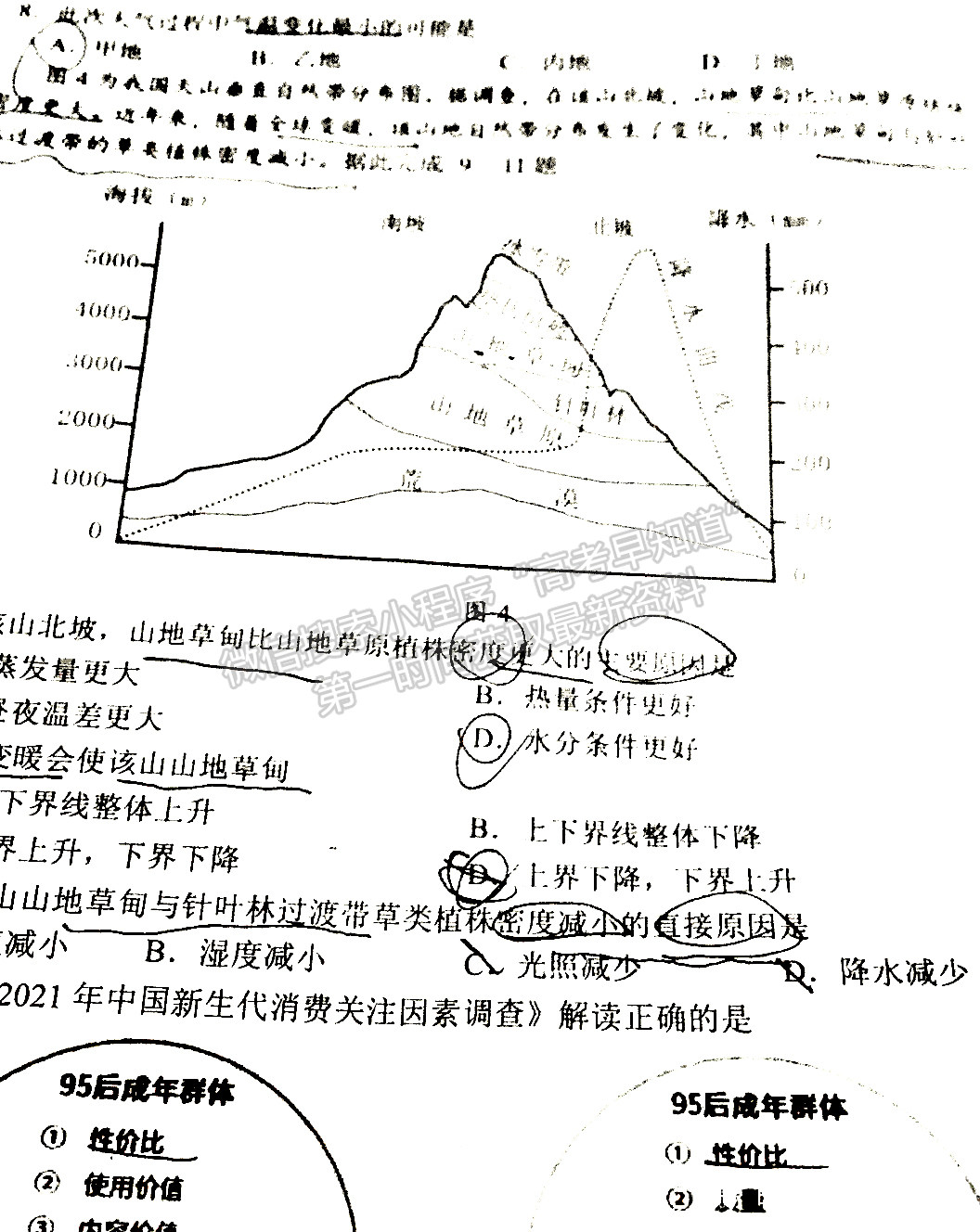 2022四川省宜賓市普通高中2019級第一次診斷考試文科綜合試題及答案