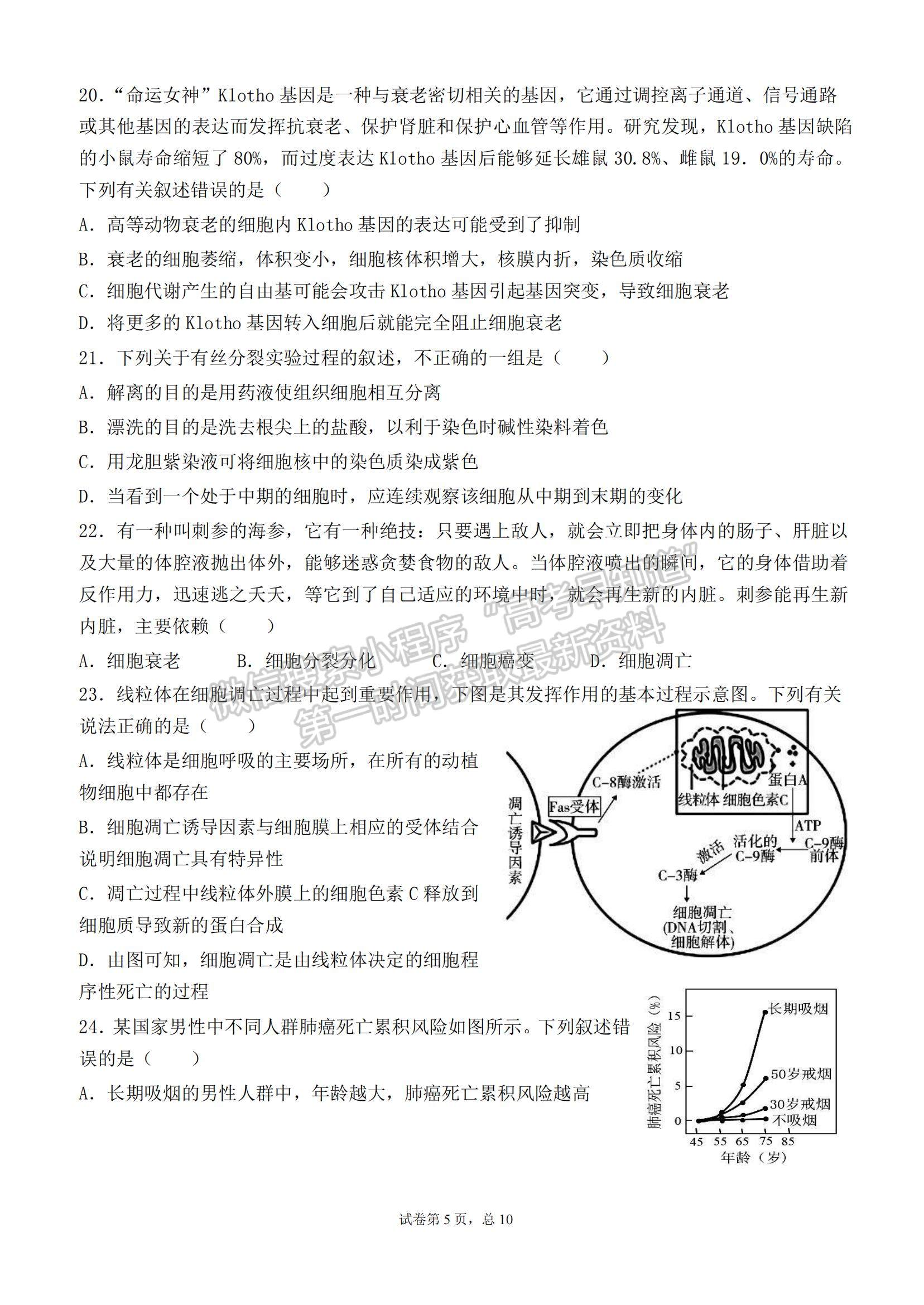 2022黑龍江省哈爾濱德強(qiáng)學(xué)校高三上學(xué)期期中考試生物試題及參考答案