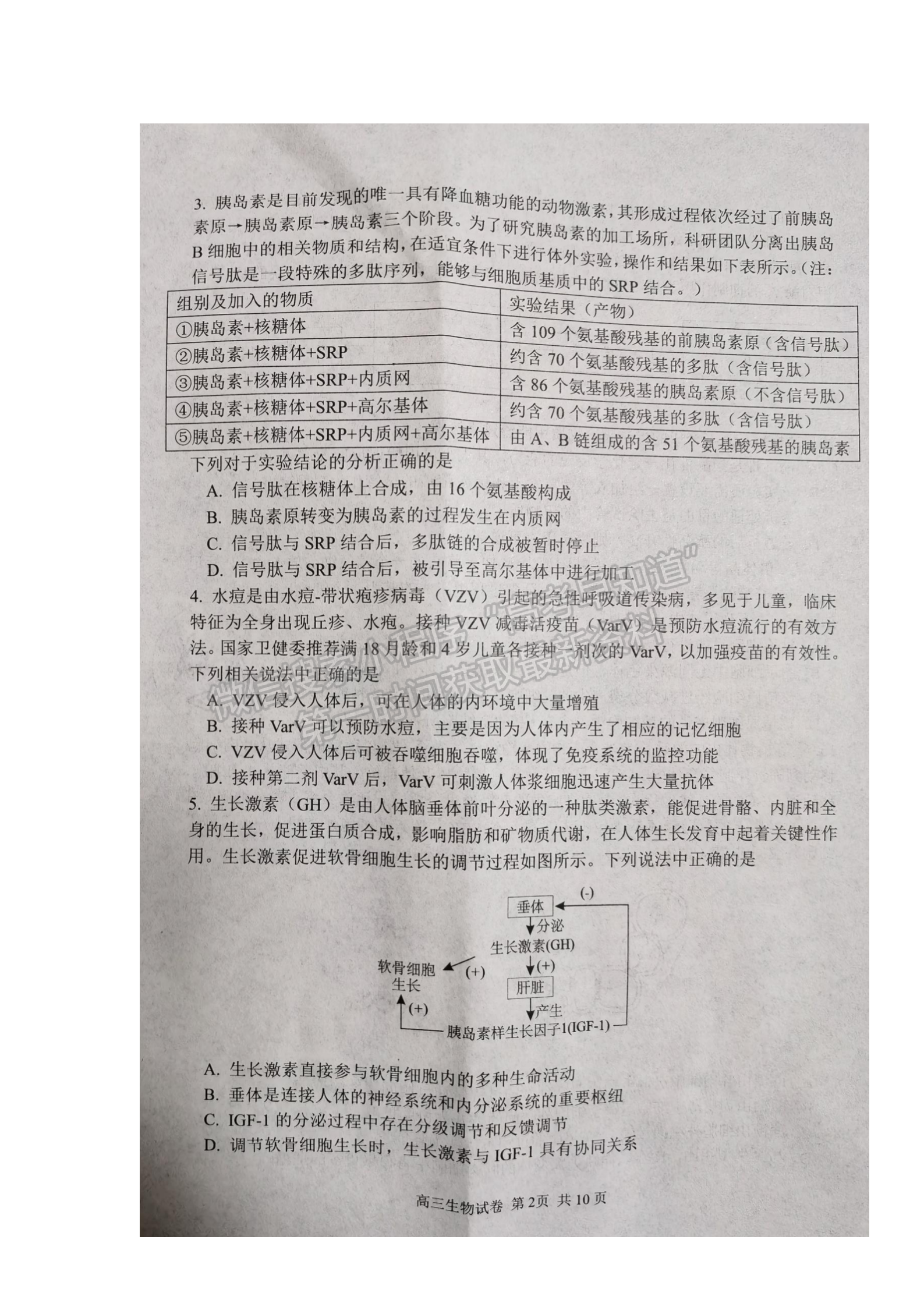 2022騰云聯(lián)盟高三12月聯(lián)考生物試卷及答案