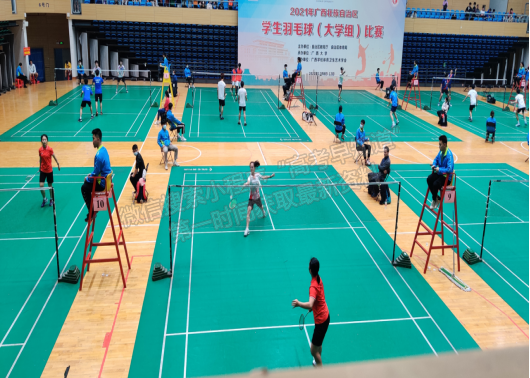喜讯：桂林学院羽毛球运动代表队在广西学生羽毛球（大学组）比赛中获佳绩