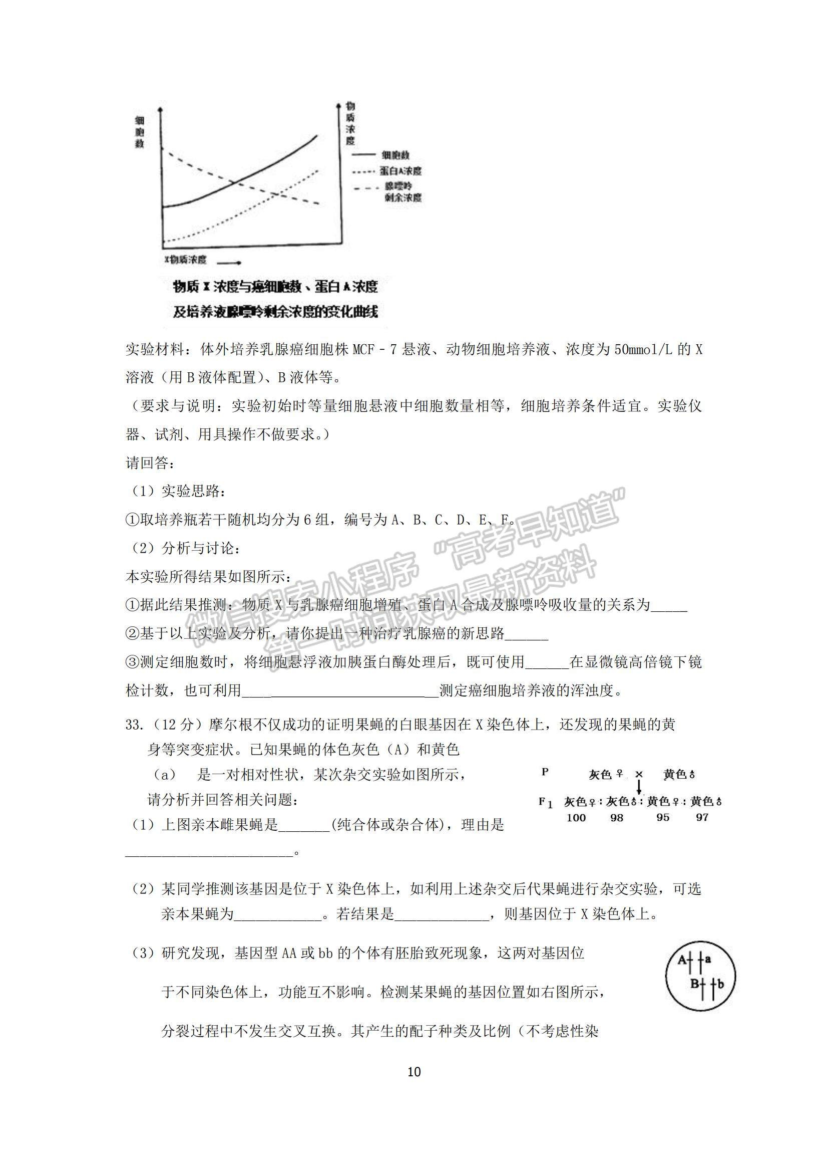 2022河南重點(diǎn)高中高三上學(xué)期階段性調(diào)研聯(lián)考生物試題及參考答案