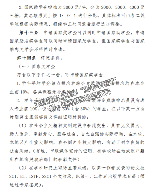 徐州工业职业技术学院学生奖助学金评定办法（2019修订）