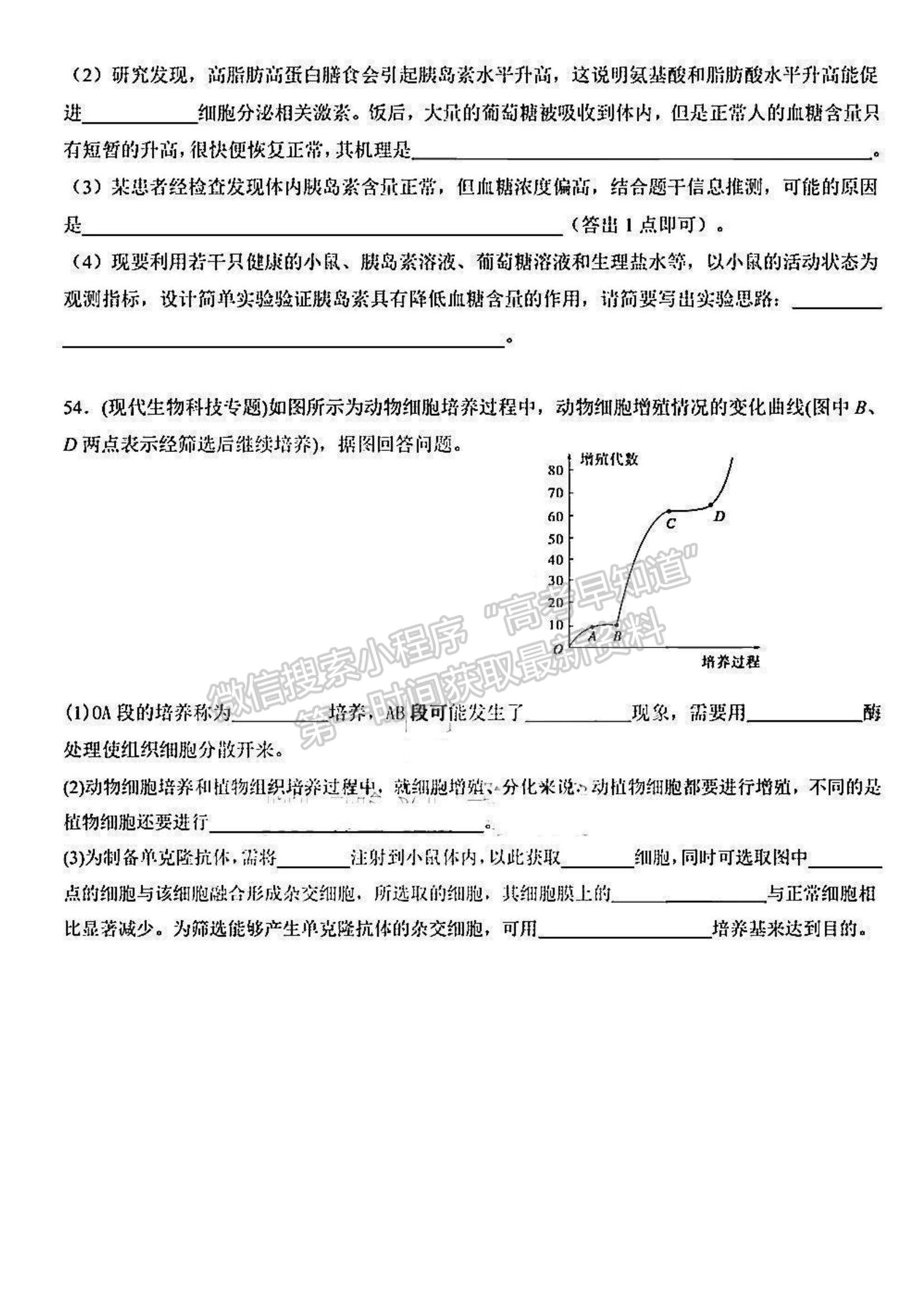 2022黑龍江省哈九中高三上學(xué)期期中考試生物試題及參考答案