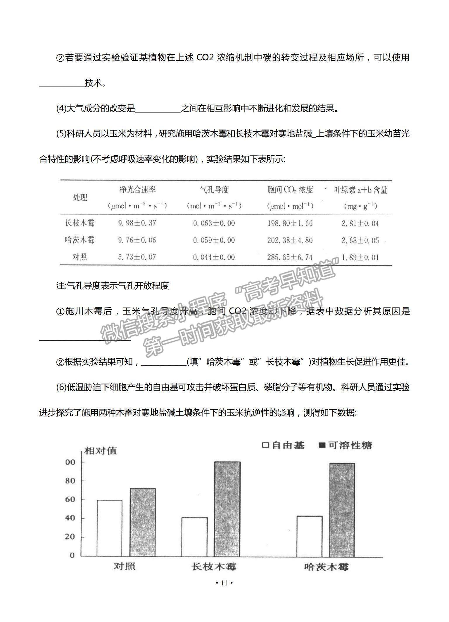 2022江蘇省高郵市高三12月學情調(diào)研考試生物試題及參考答案