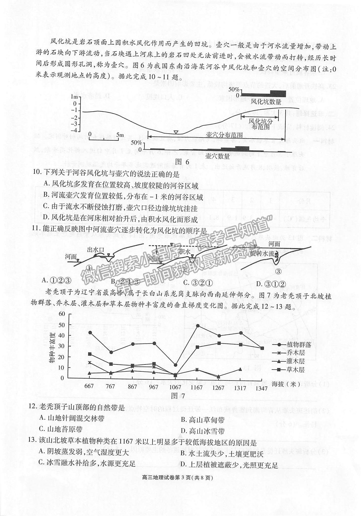 2022江蘇省無錫市高三上學(xué)期期中教學(xué)質(zhì)量調(diào)研測試地理試題及參考答案