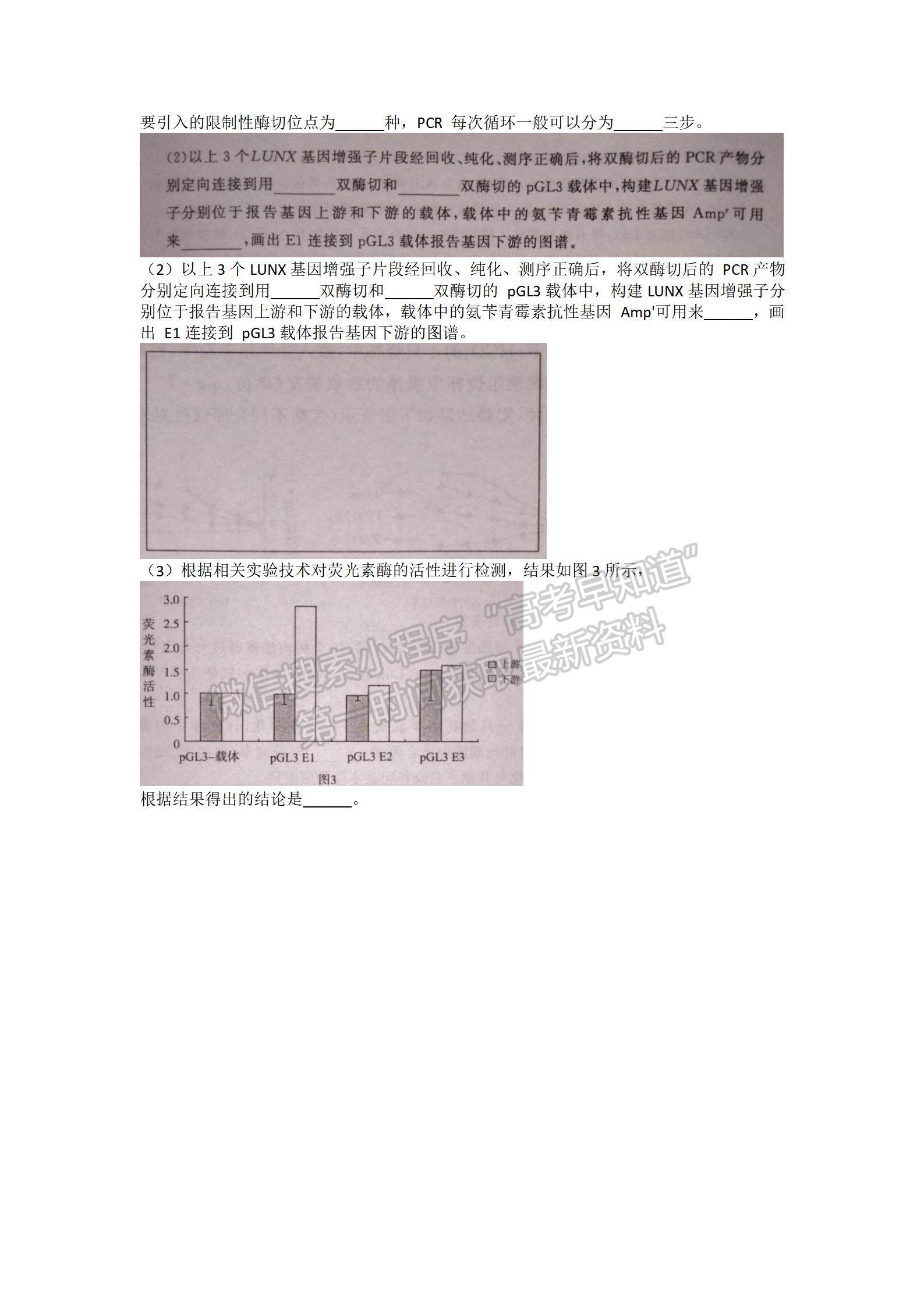 2022屆山東濟南市高三1月學情監(jiān)測 生物試題及參考答案