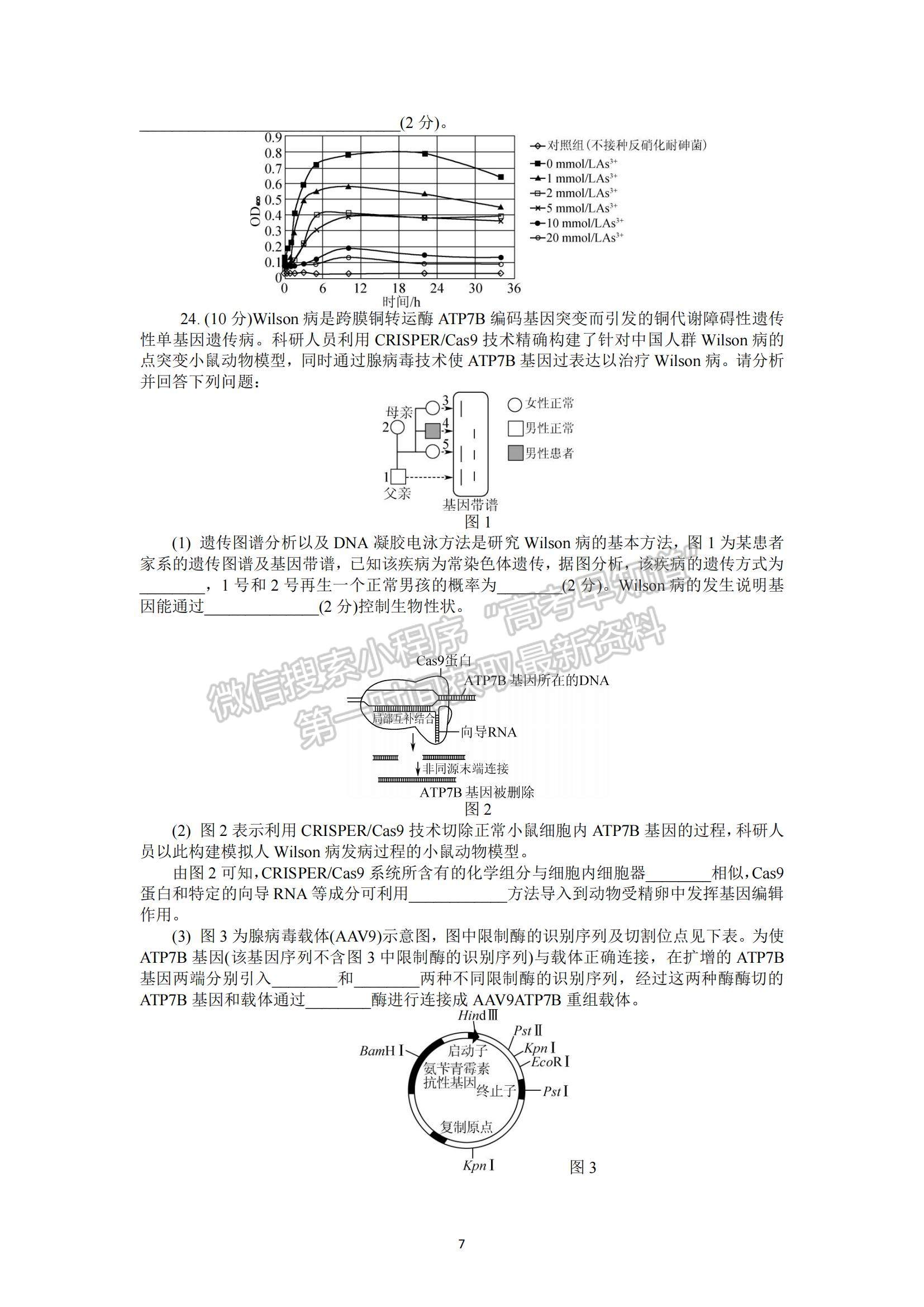 2022江蘇省常州市高三上學期期中考試生物試題及參考答案