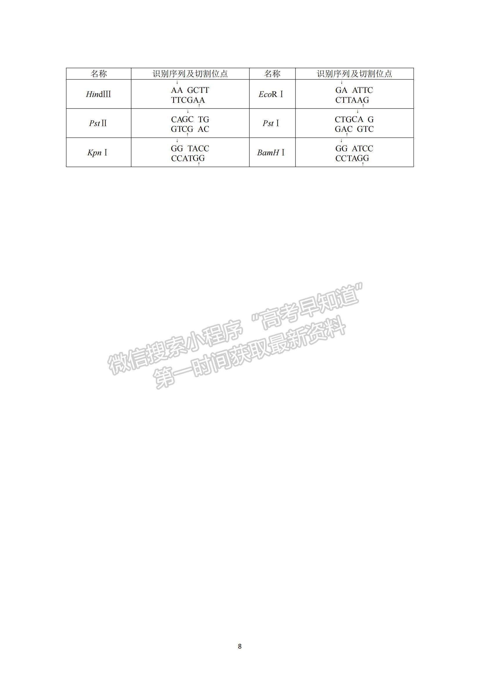 2022江蘇省常州市高三上學期期中考試生物試題及參考答案