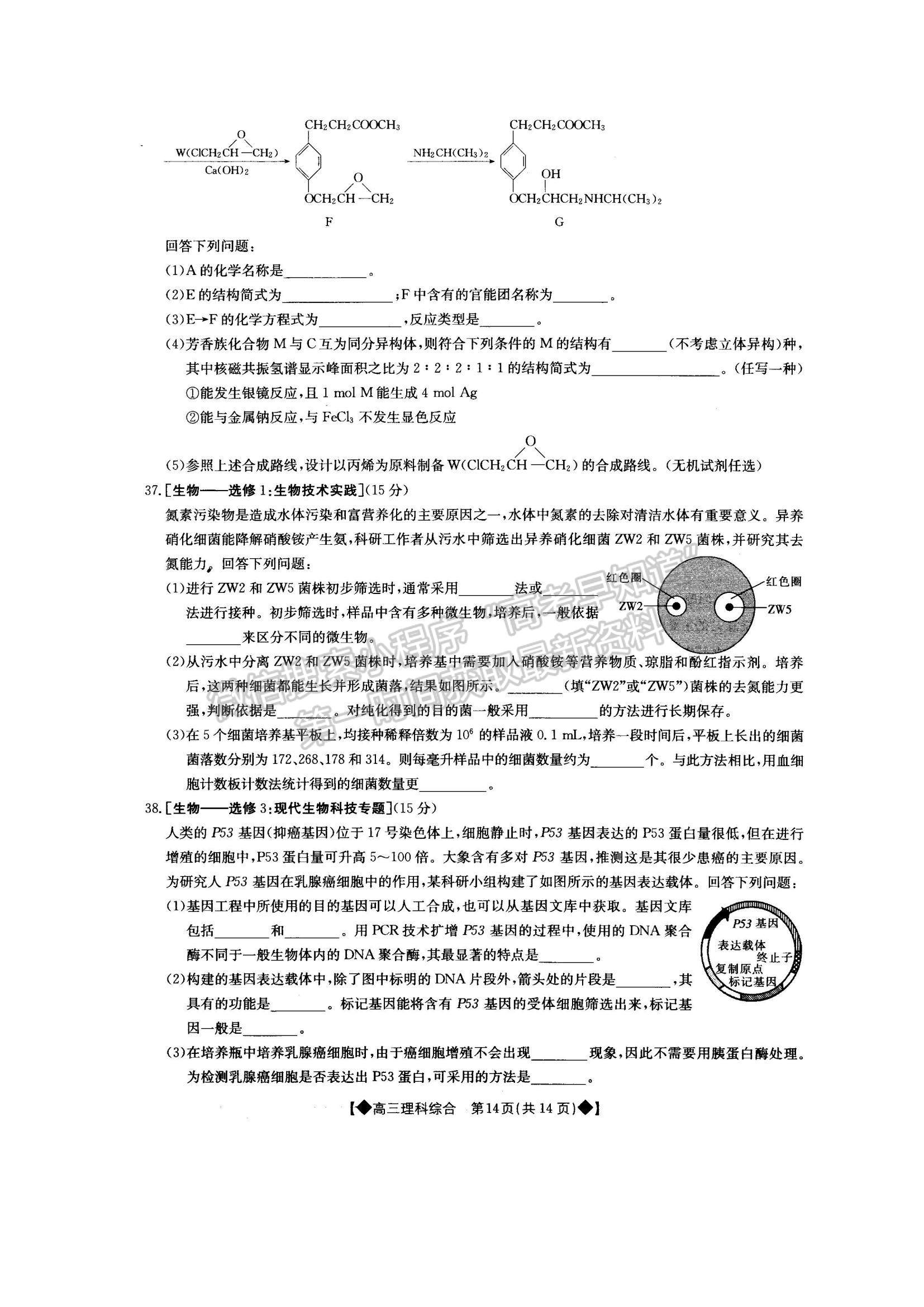 2022內(nèi)蒙古通遼高三上學(xué)期期末考試?yán)砭C試題及參考答案