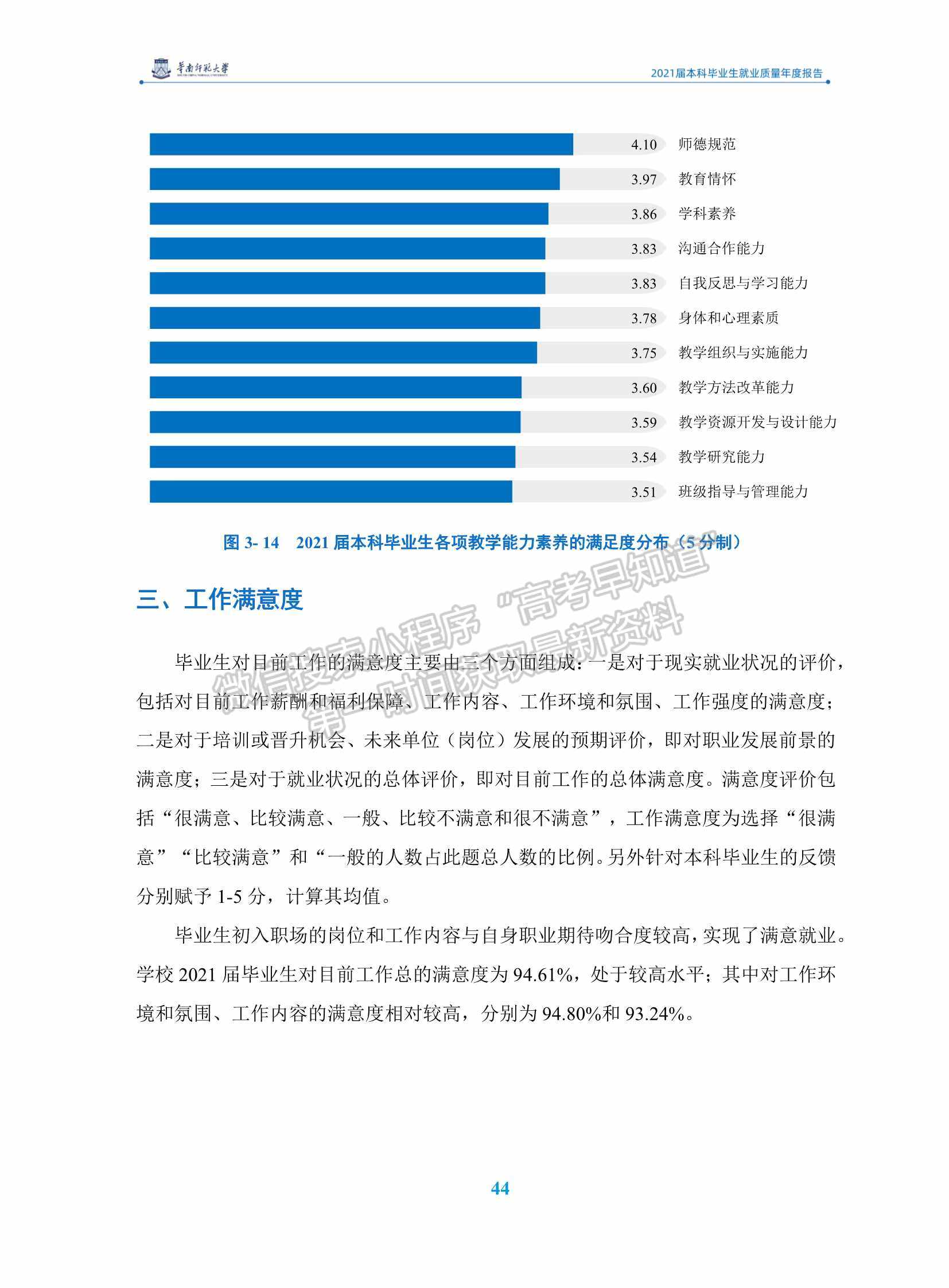 華南師范大學(xué)2021屆本科畢業(yè)生就業(yè)質(zhì)量年度報(bào)告