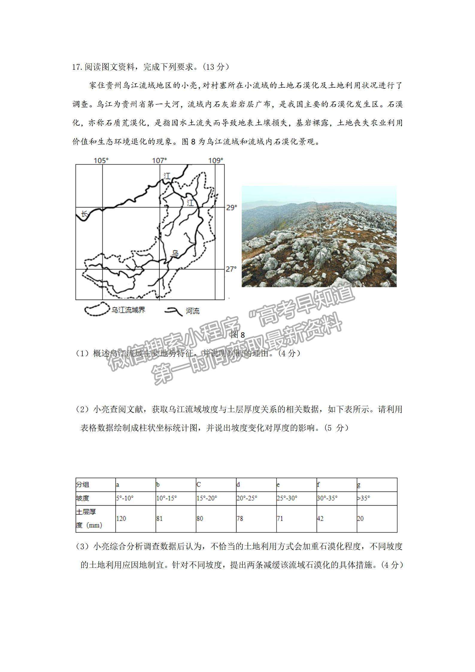 2022屆山東省濟南十一校高三2月聯(lián)考地理試題及參考答案