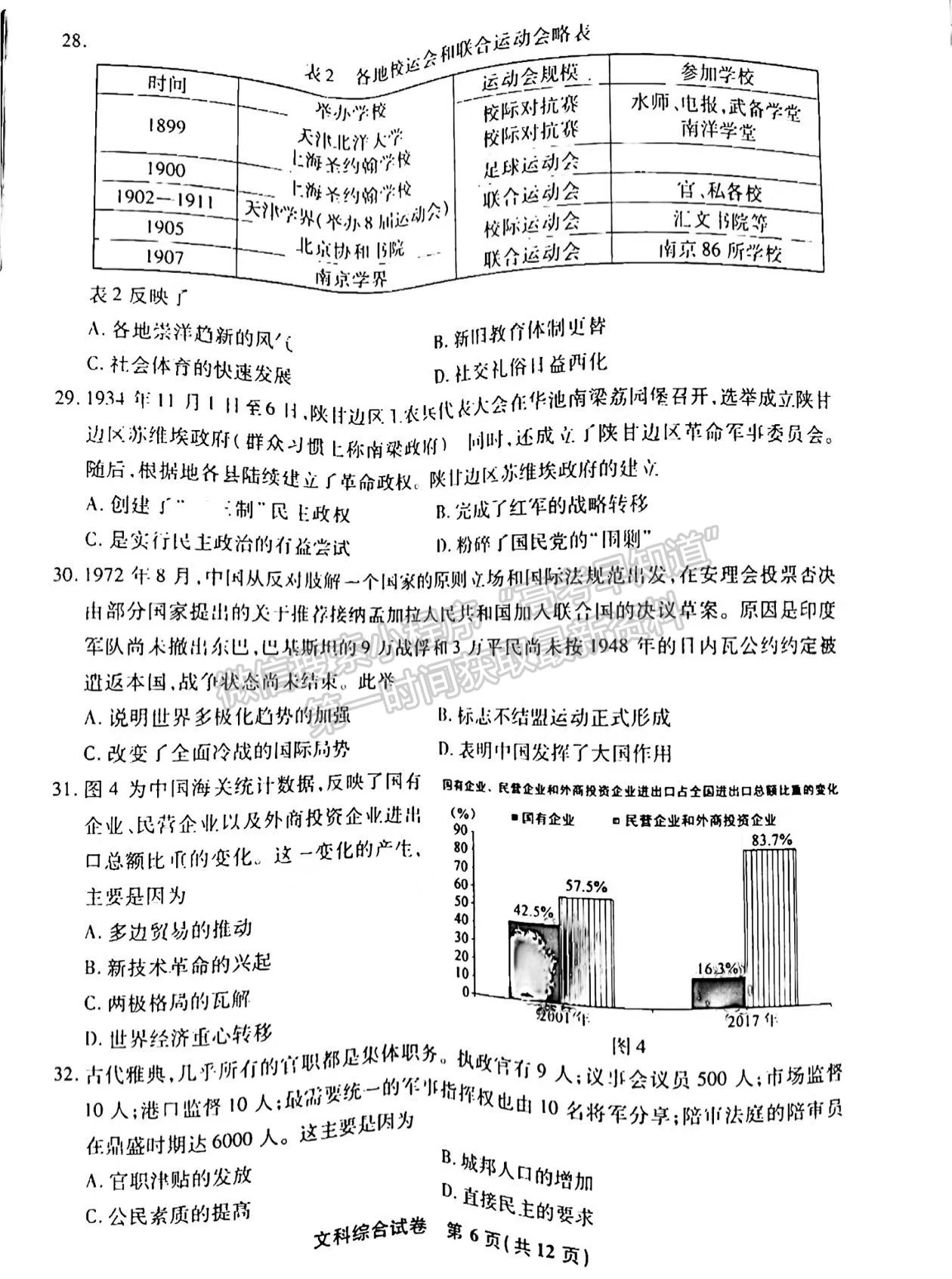 2022安徽江南十校高三一模聯(lián)考文綜試卷及答案