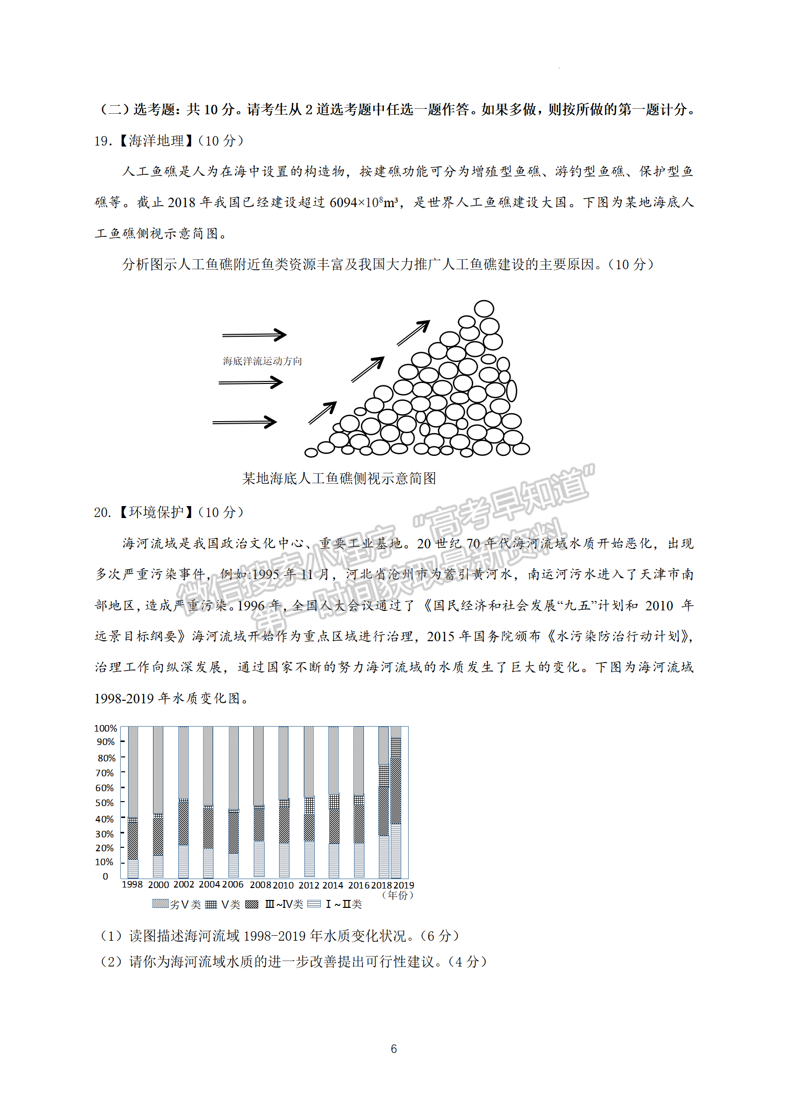 2022廣東六校高三下學(xué)期第四次聯(lián)考地理試卷及答案