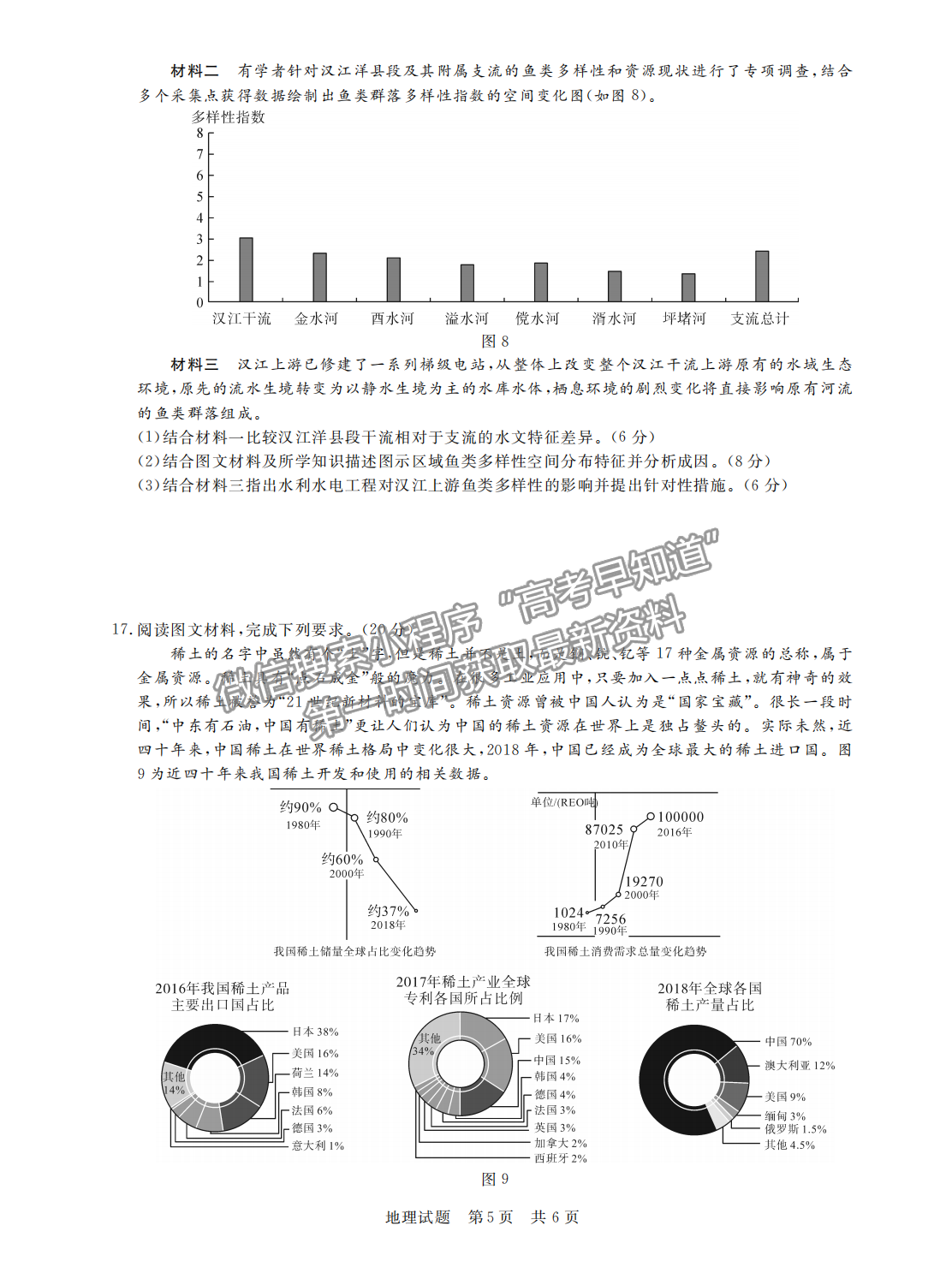 2022屆八省T8聯(lián)考高三第二次聯(lián)考地理試題及參考答案