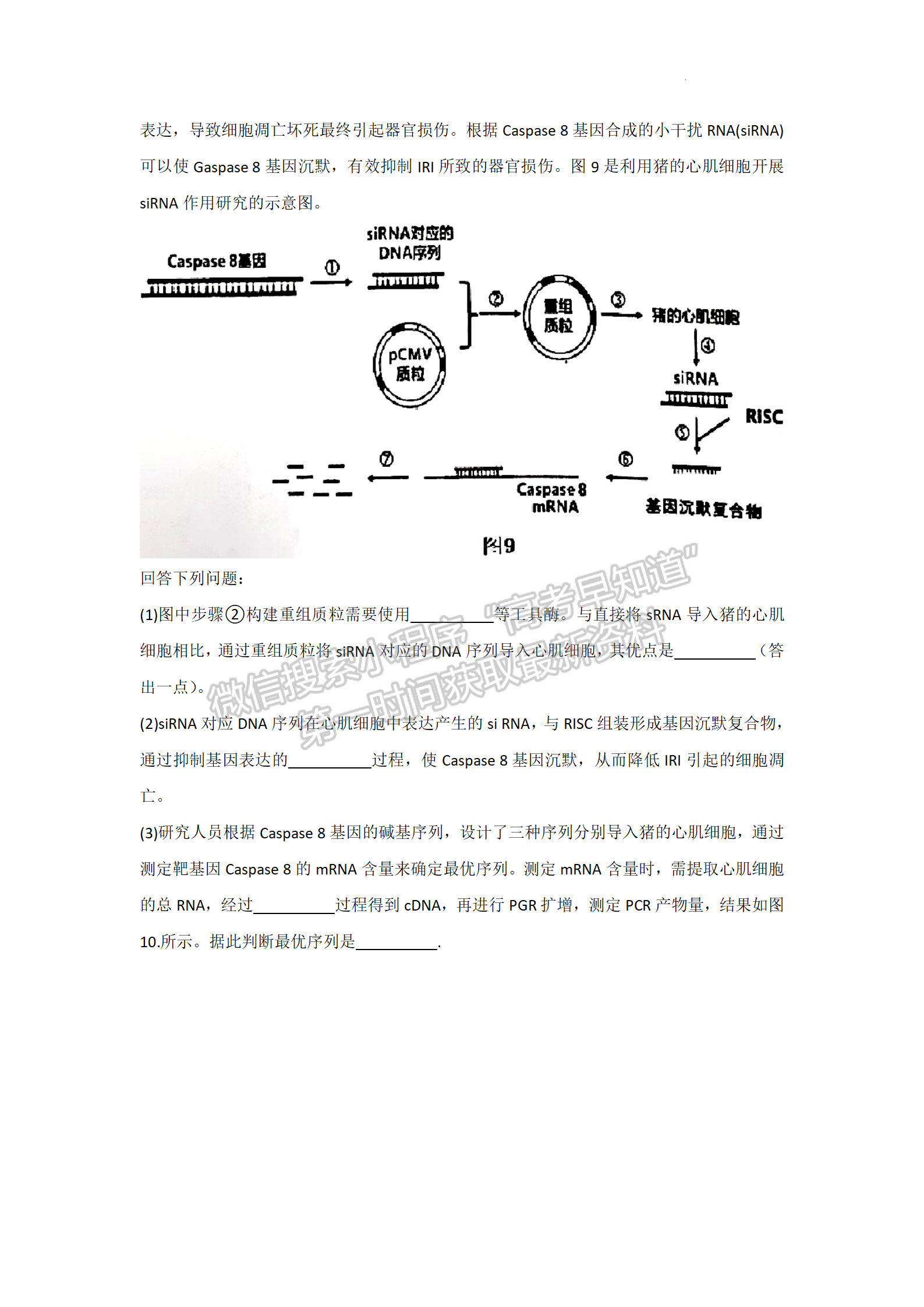 2022廣東佛山二模生物試題及參考答案