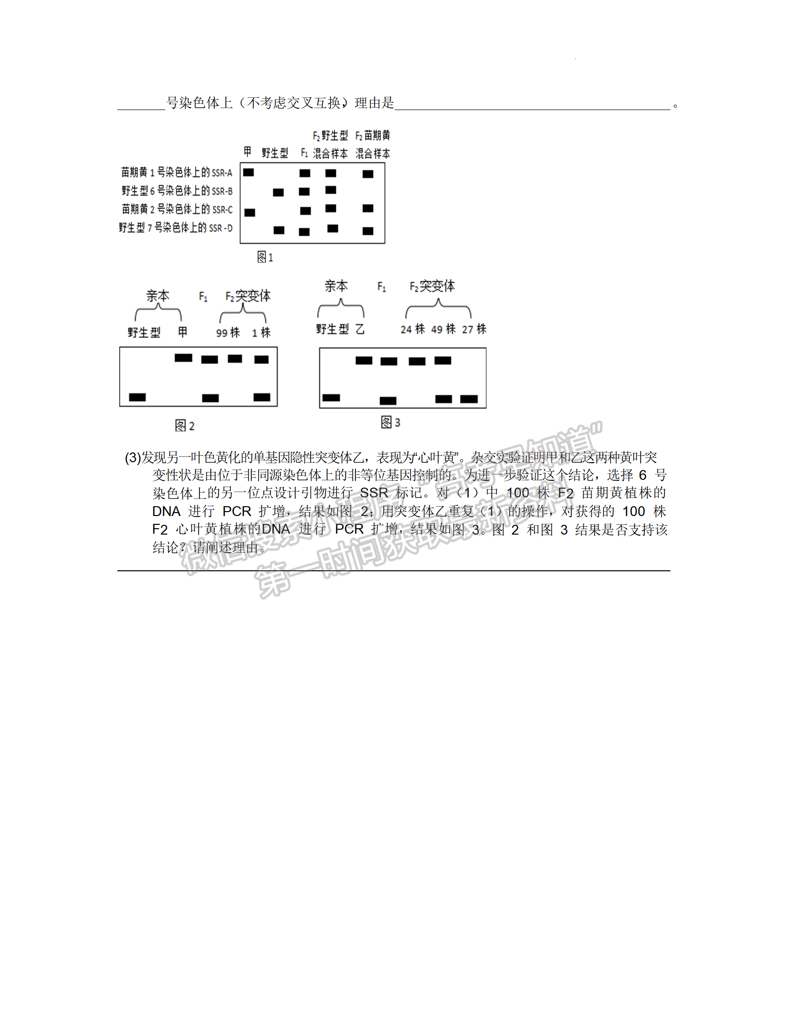 2022湖北部分重點中學(xué)4月聯(lián)考生物試卷及答案