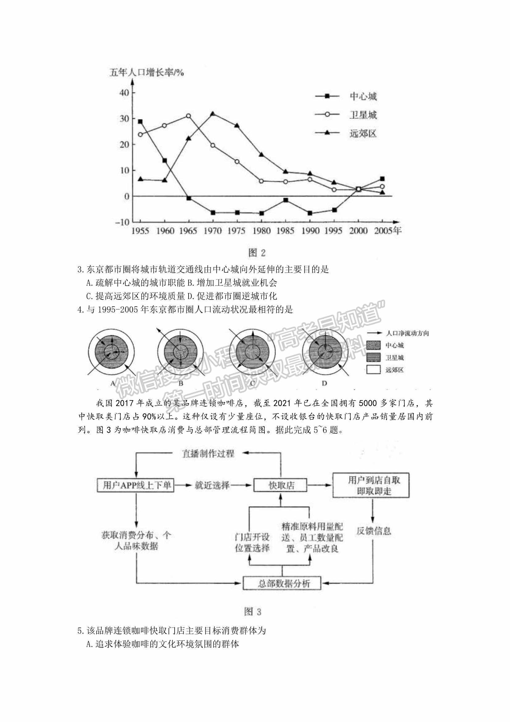 2022山東濟南二模地理試題及參考答案