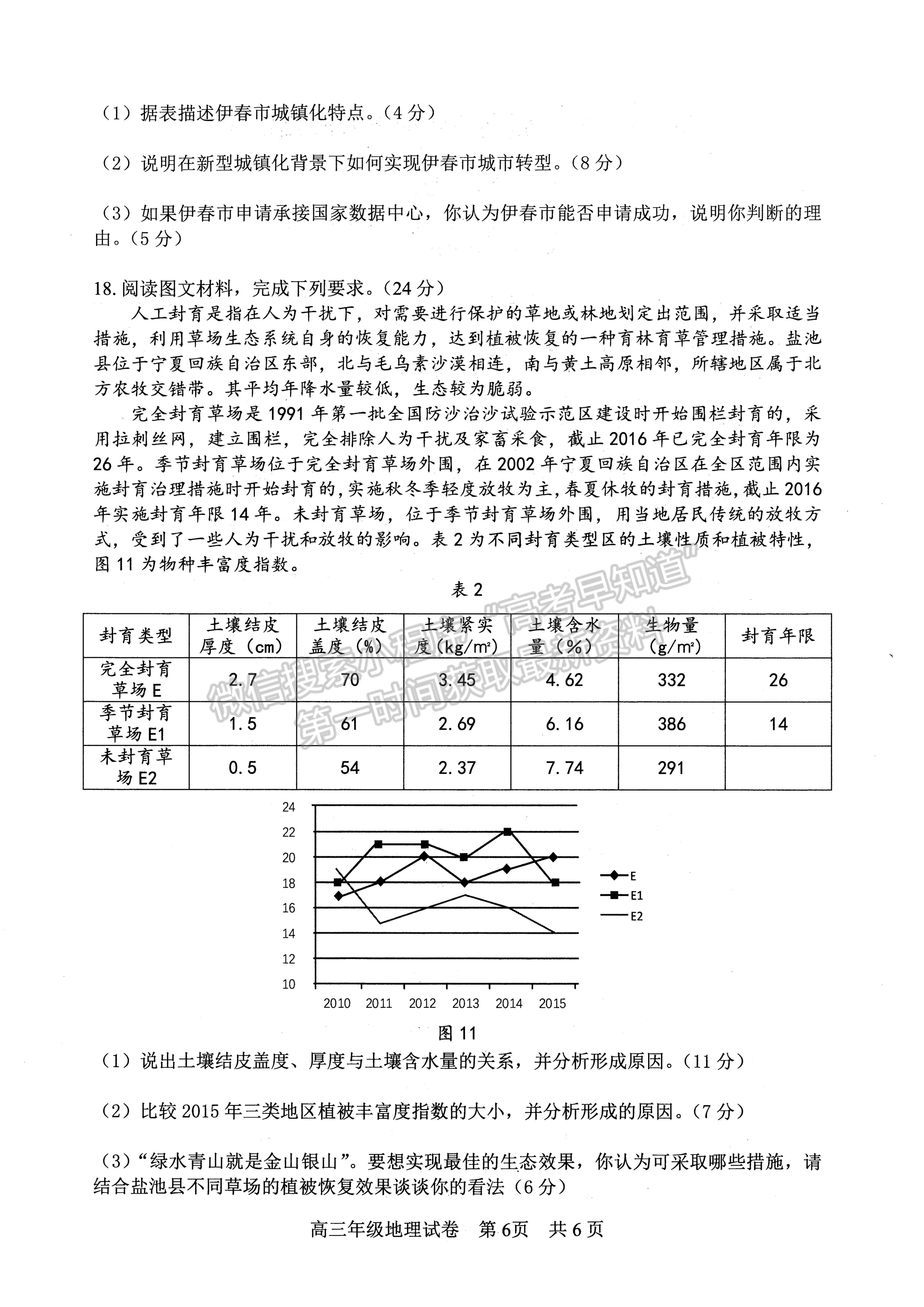 2022湖北武昌區(qū)5月質(zhì)量檢測地理試卷及答案