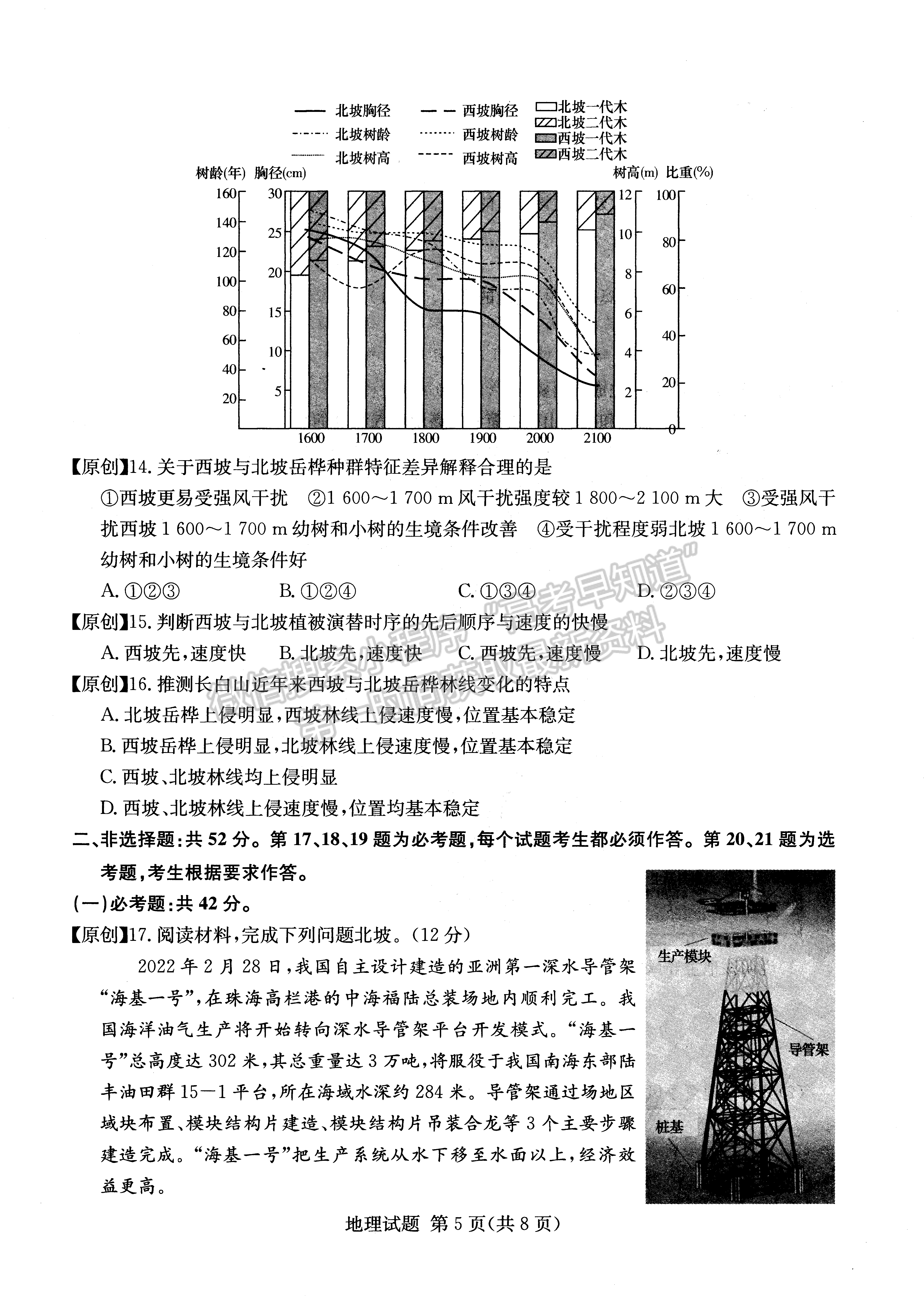 2022年湖南學(xué)考（四大名校猜題卷A）地理試卷及答案