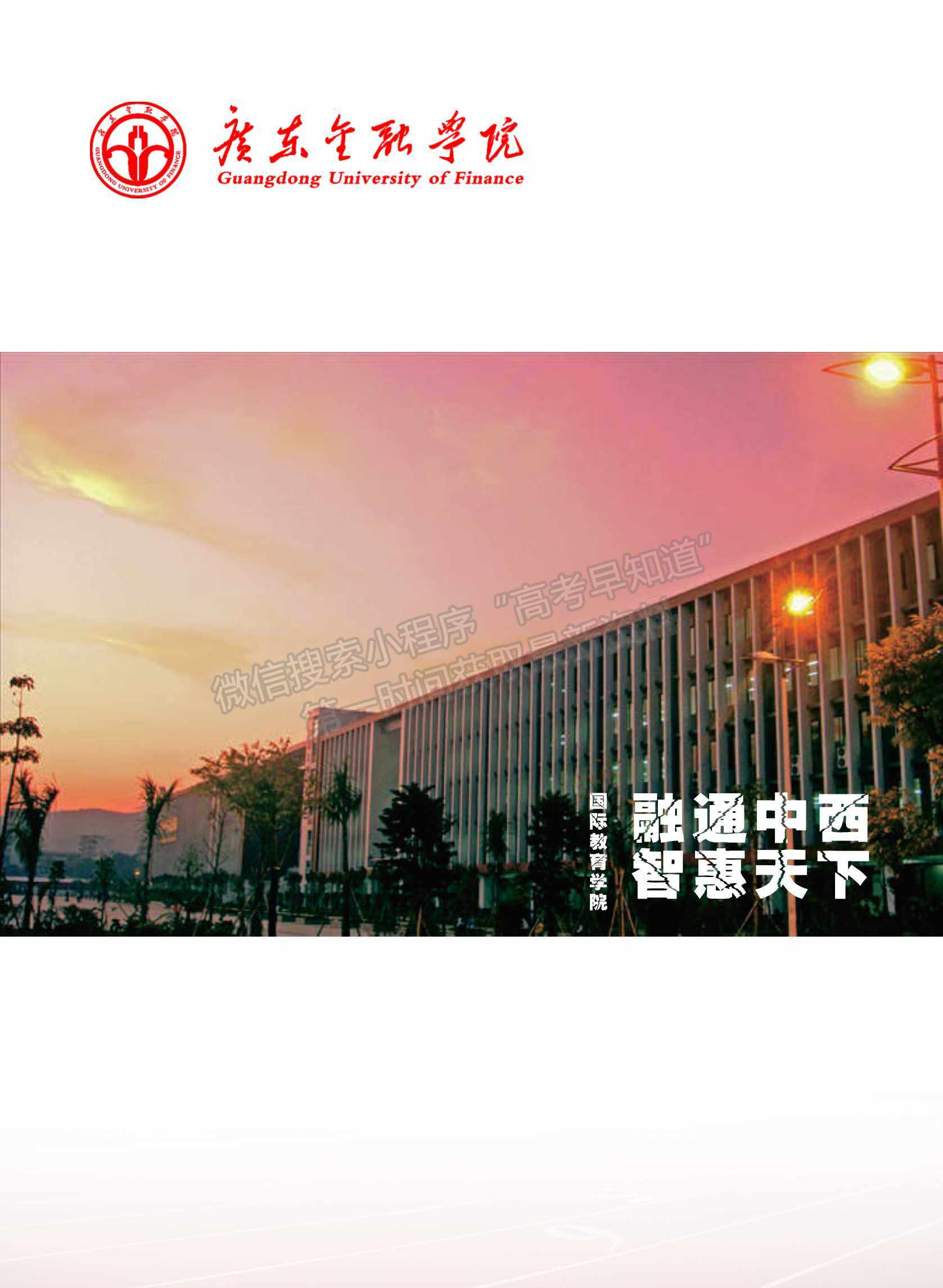 廣東金融學院2022年中外聯(lián)合培養(yǎng)雙學位項目招生簡章