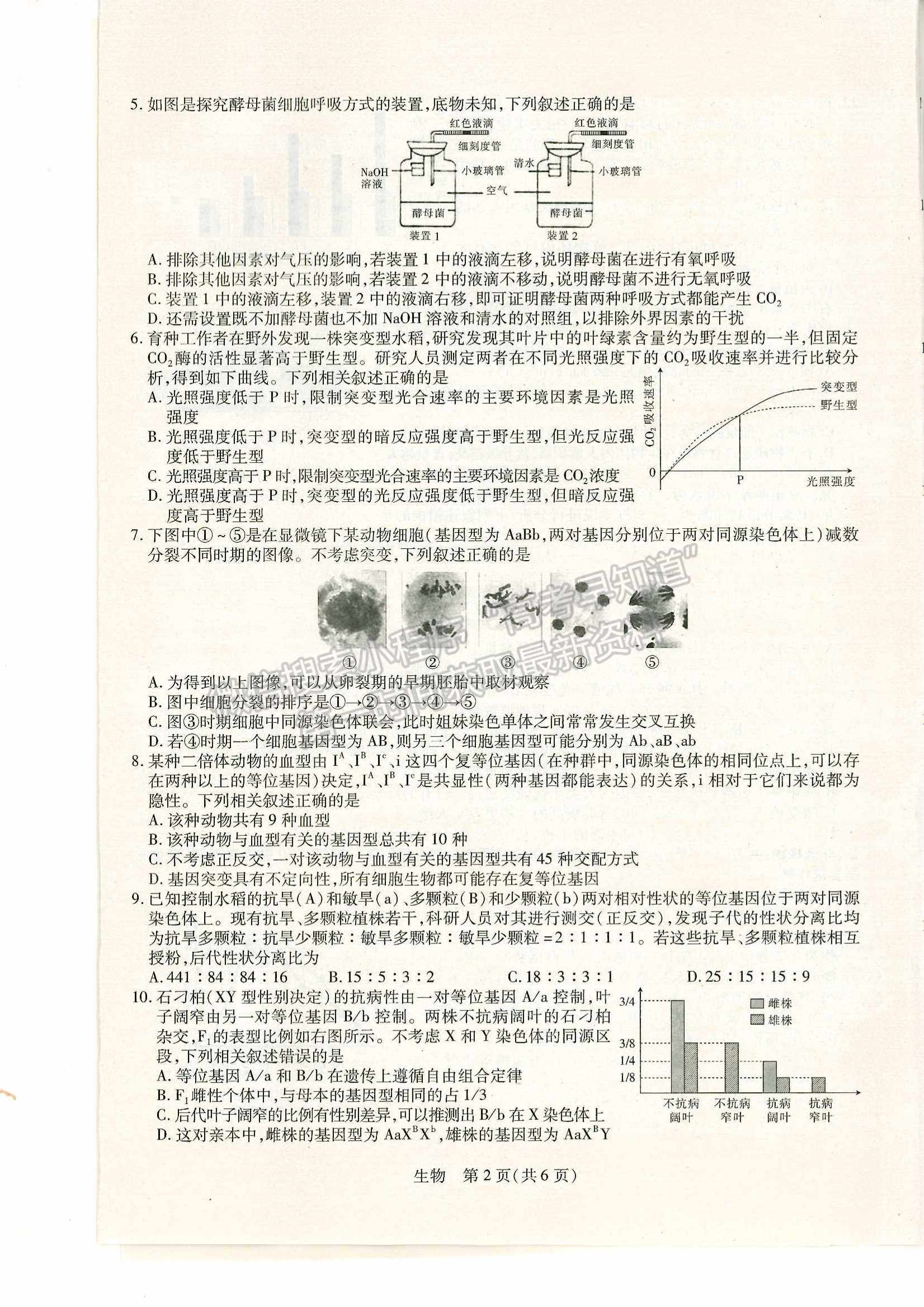 2023江西穩(wěn)派高三9月聯(lián)考生物試題及參考答案