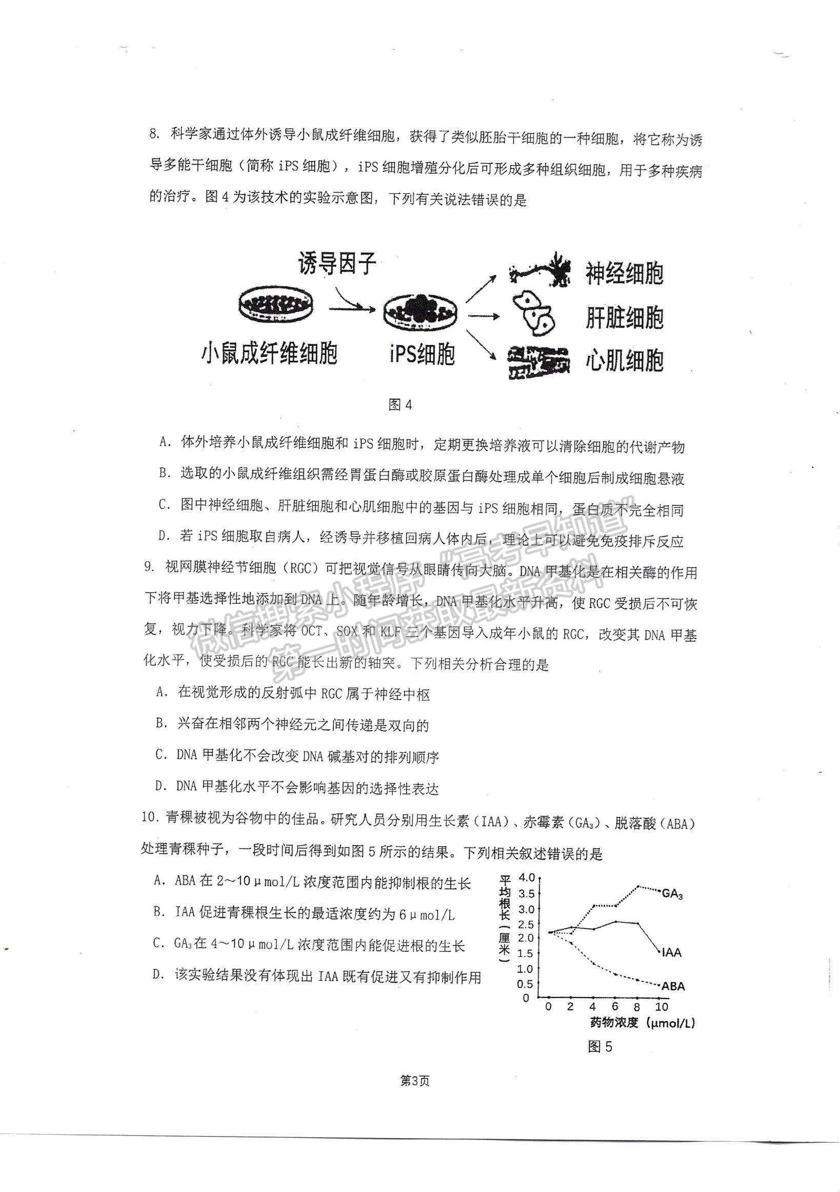 2023廣東高三六校第二次聯(lián)考生物試題及參考答案