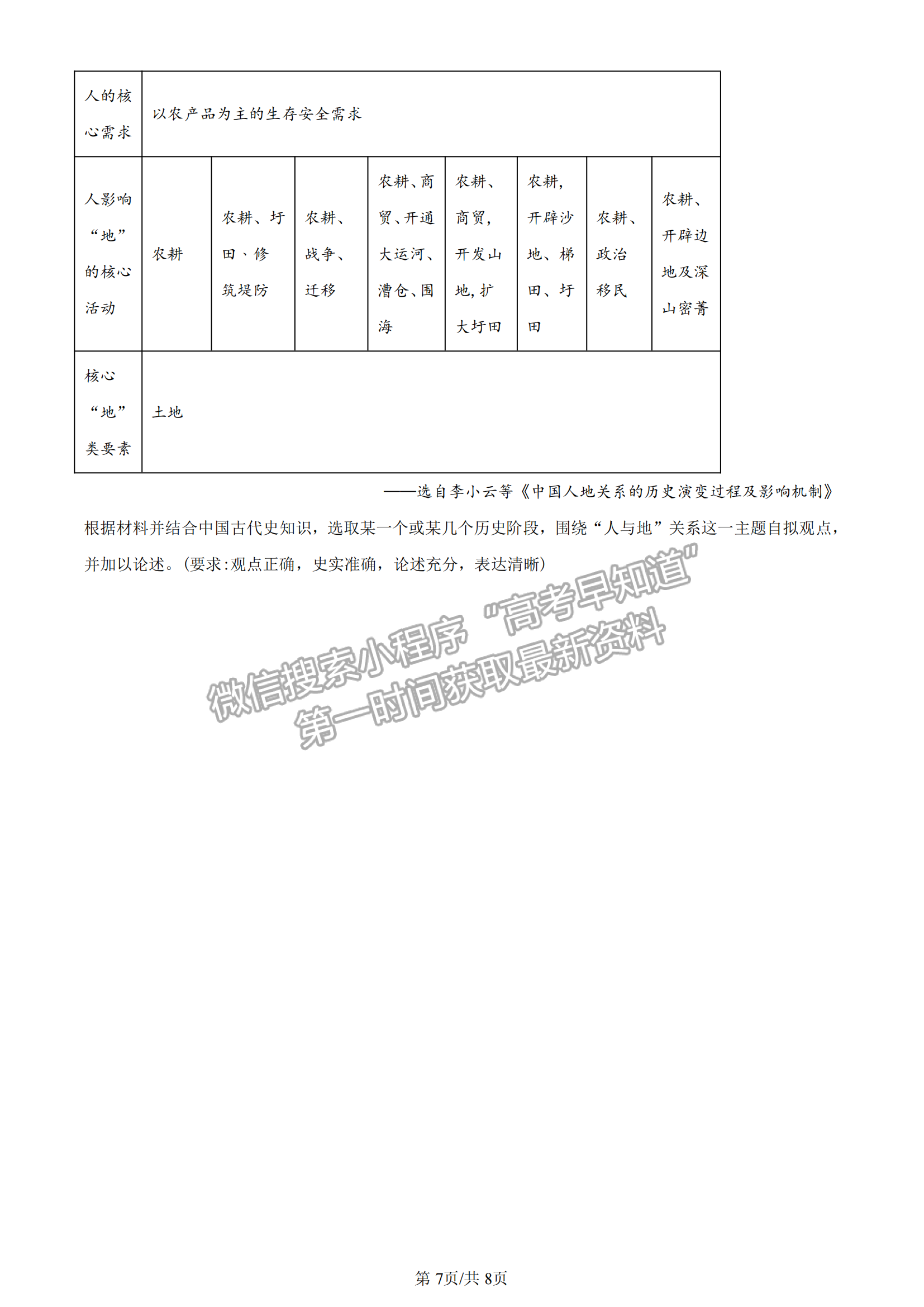 2023屆湖北部分重點(diǎn)中學(xué)高三10月聯(lián)考?xì)v史試題及參考答案